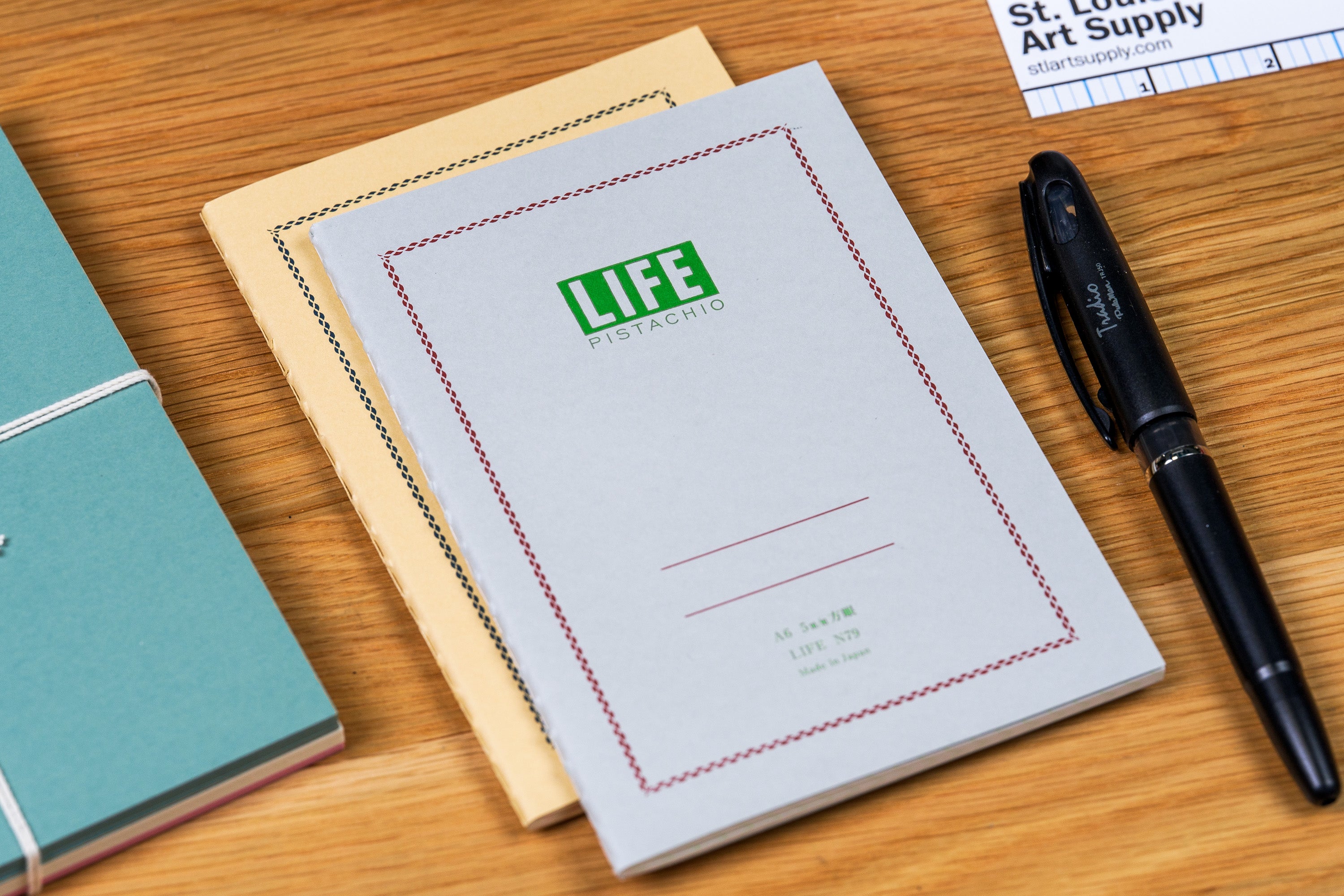 Pistachio Notebook, A6, Grid