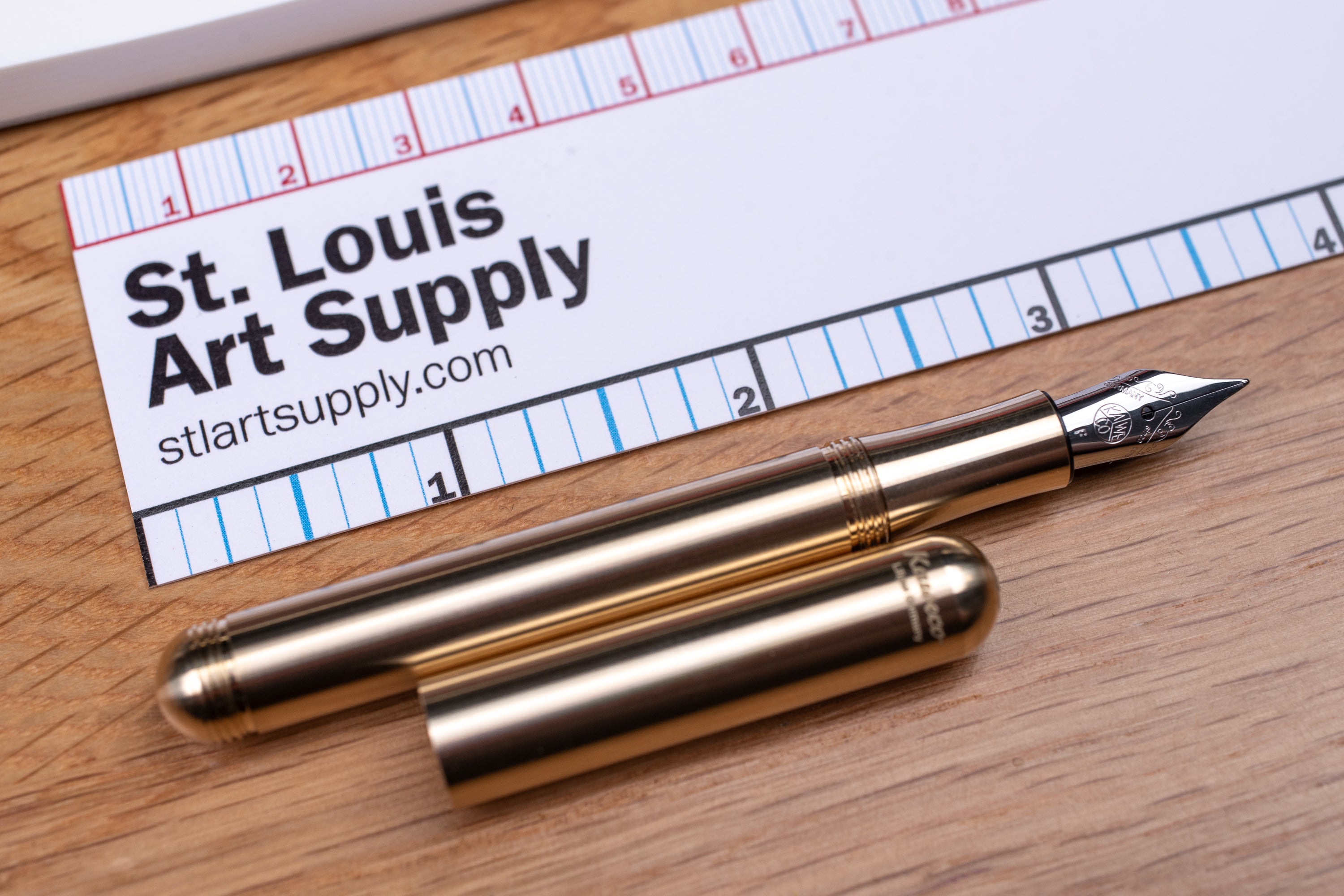 Liliput Pocket Fountain Pen, Brass