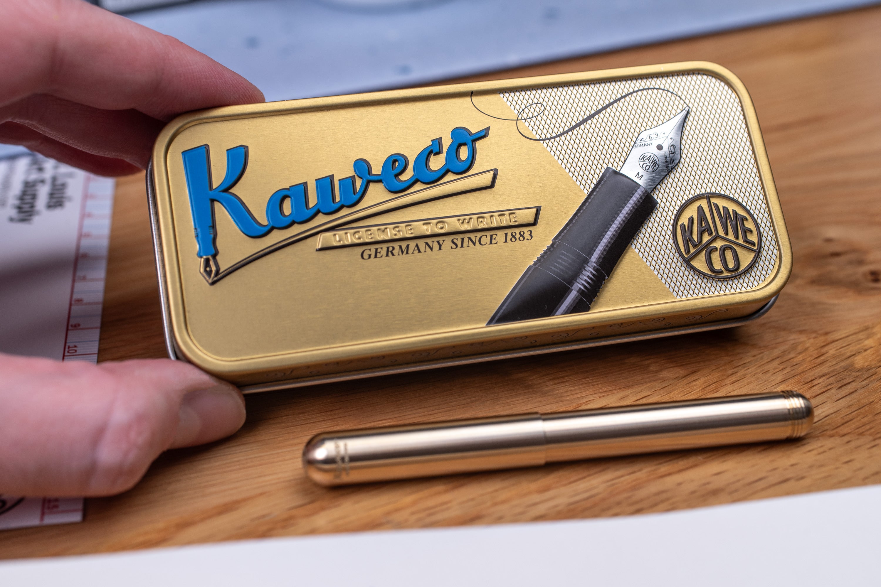 Liliput Pocket Fountain Pen, Brass