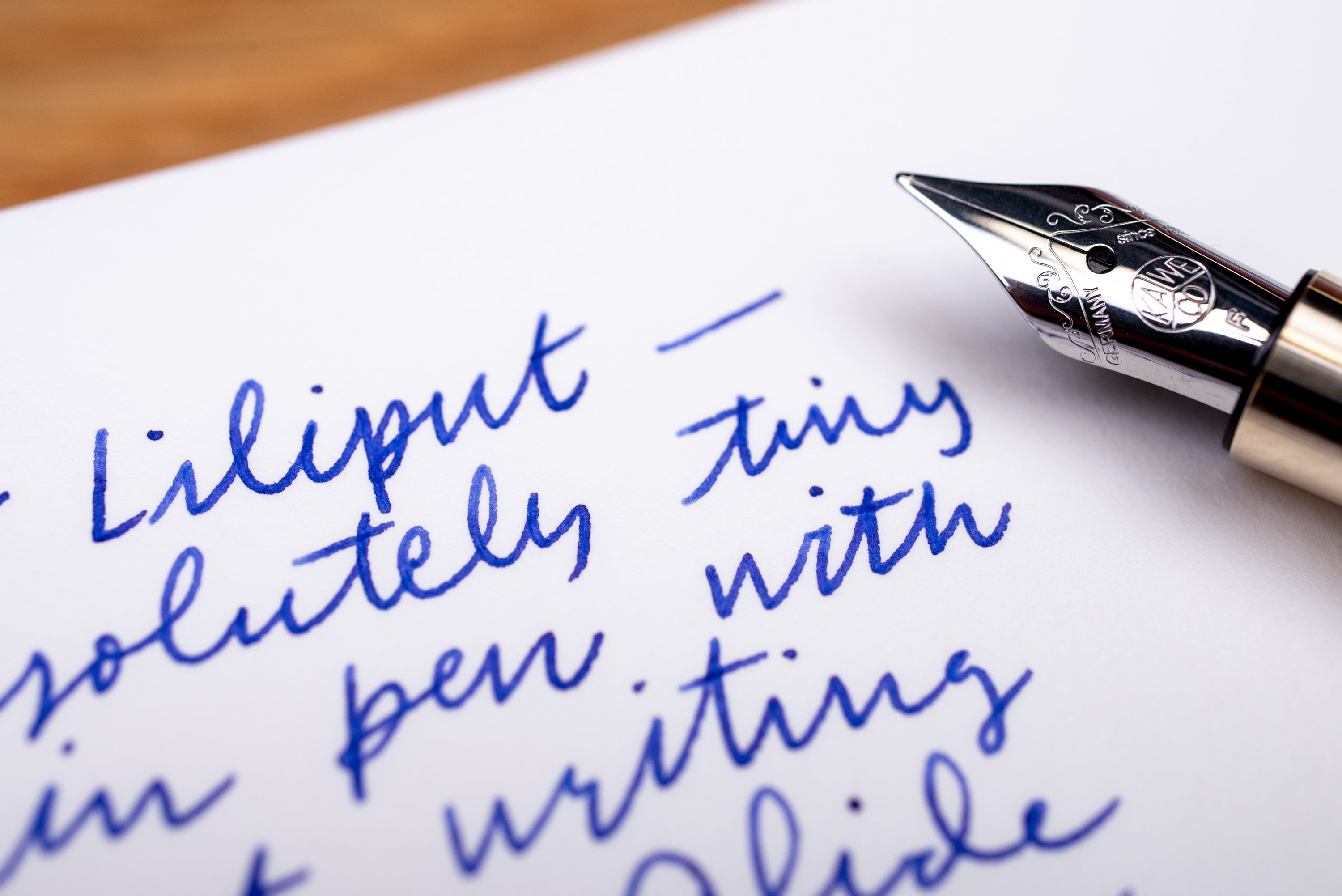 Liliput Pocket Fountain Pen, Brass