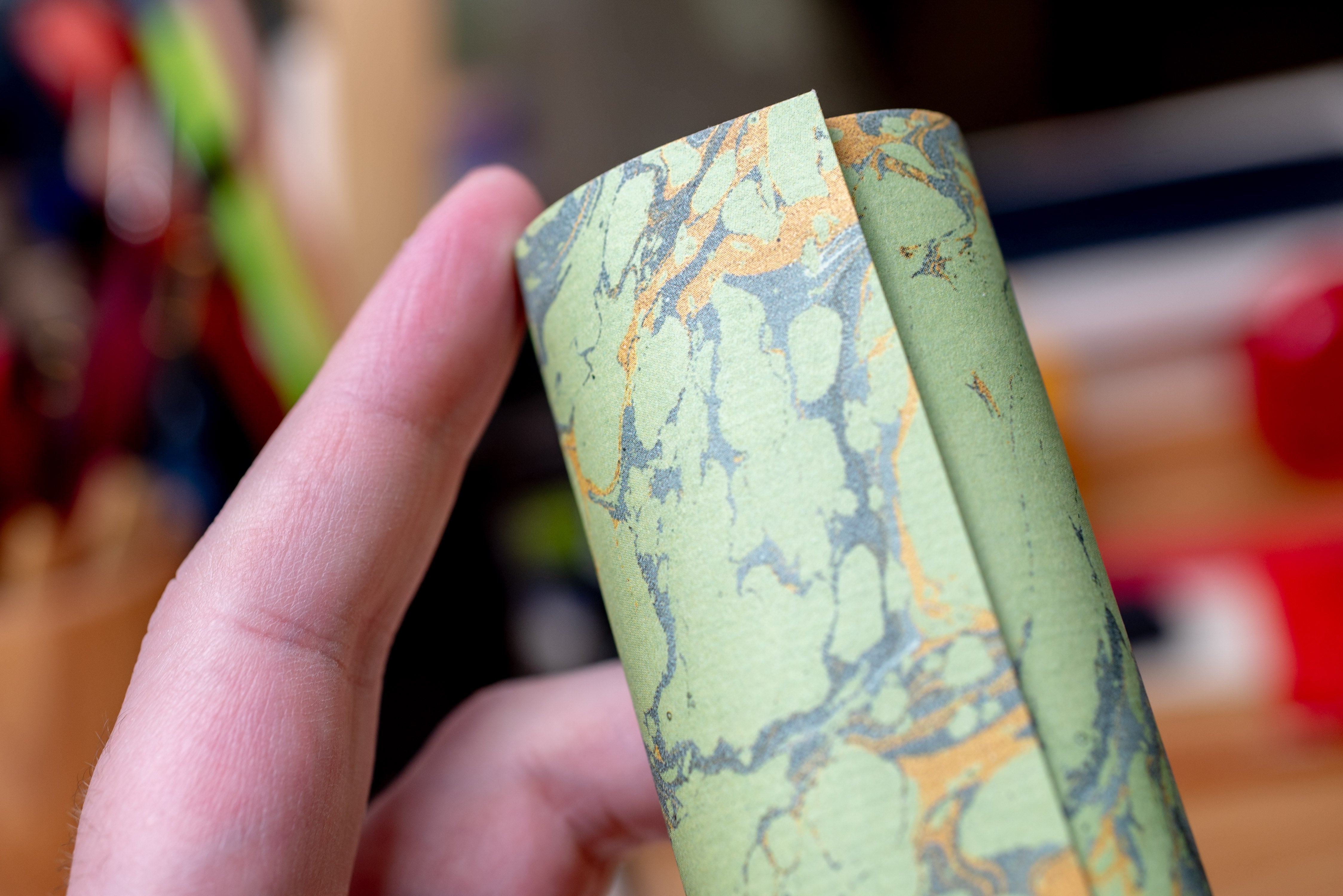 Lineco Marbled Paper, 12" x 19"