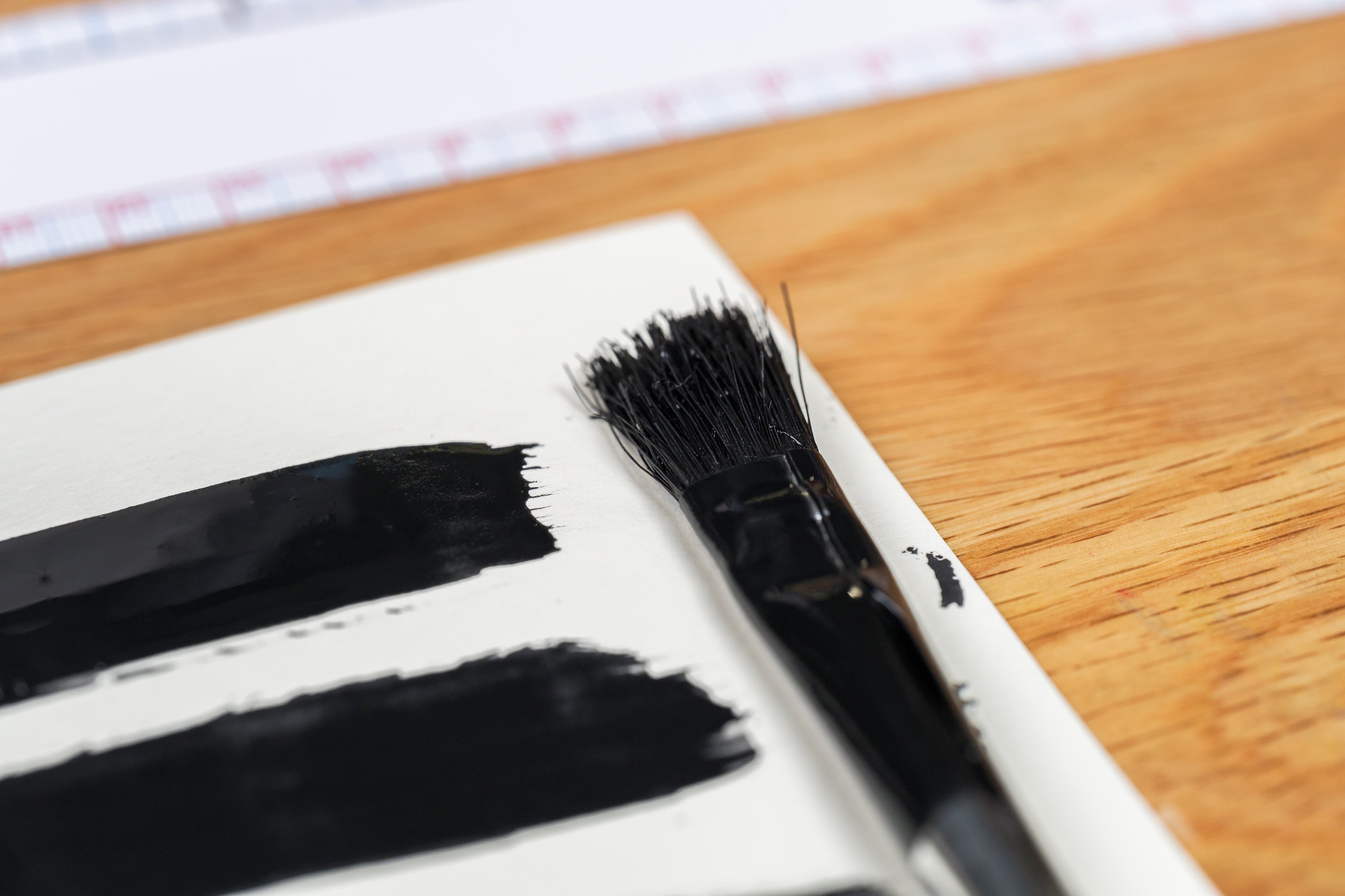 Tin Handle Bristle Brushes, Pack of 6