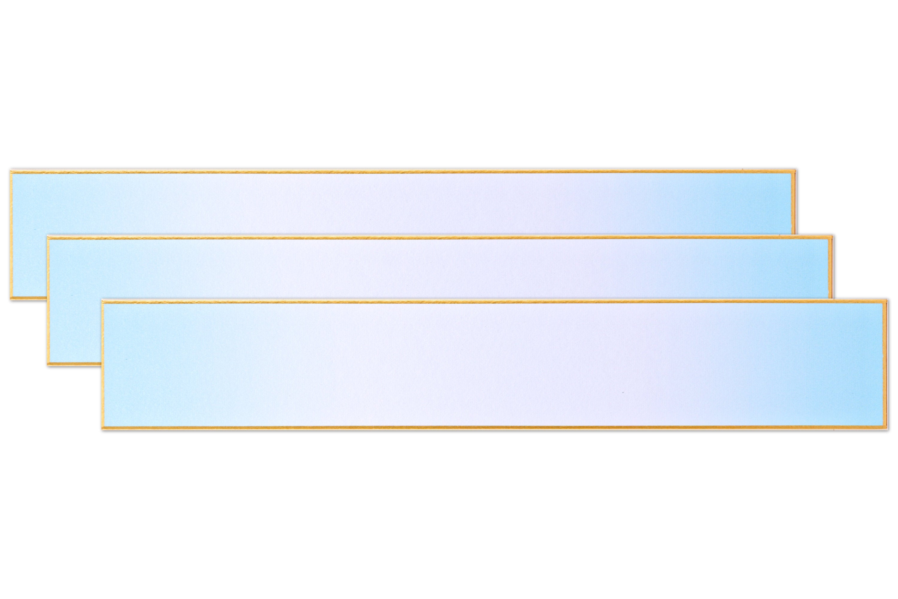 Long Shikishi Boards, Blue Gradient, Set of 3 – St. Louis Art Supply