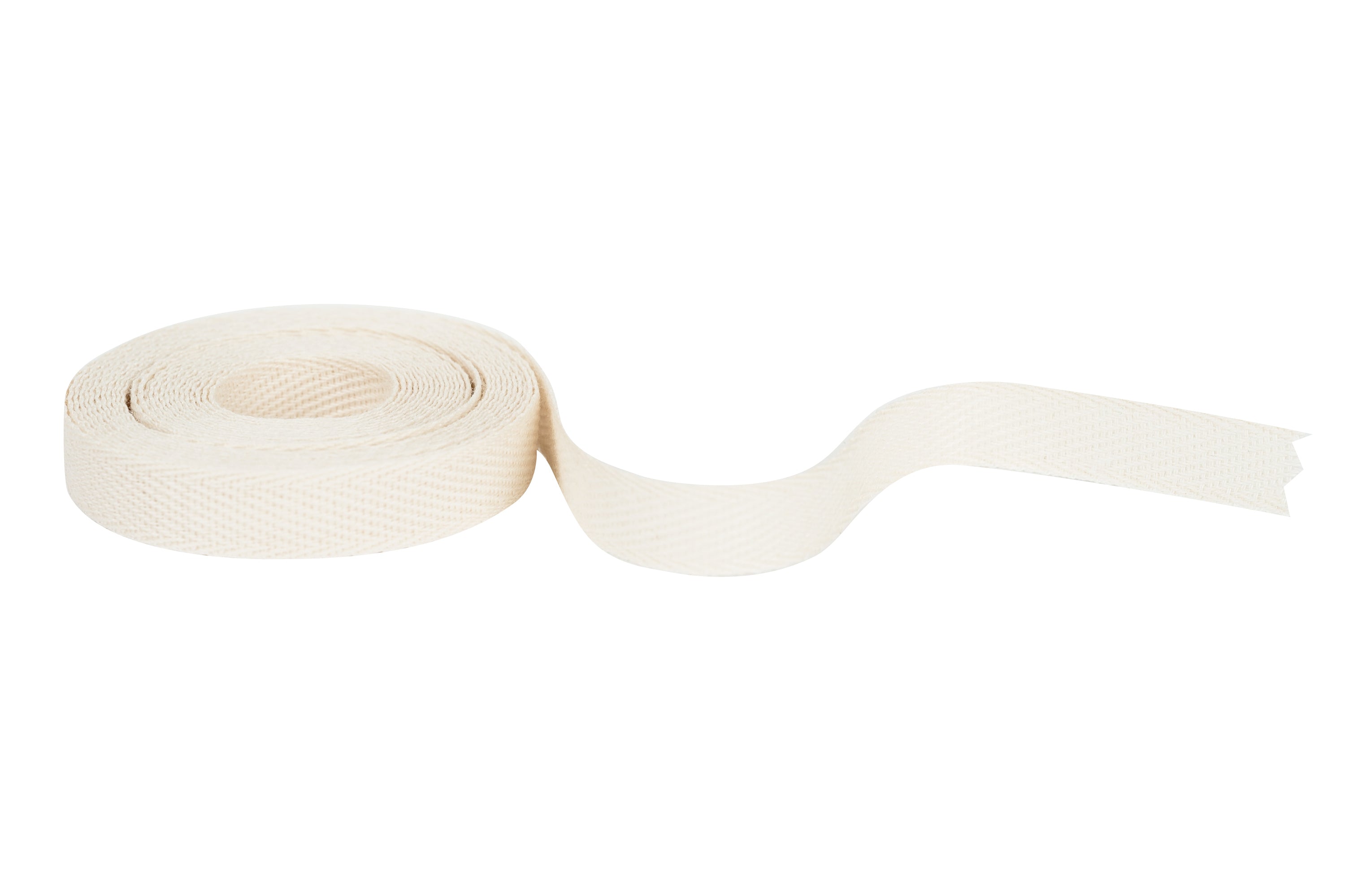 Lightweight Cotton Twill Tape, 3/8" x 10 ft.