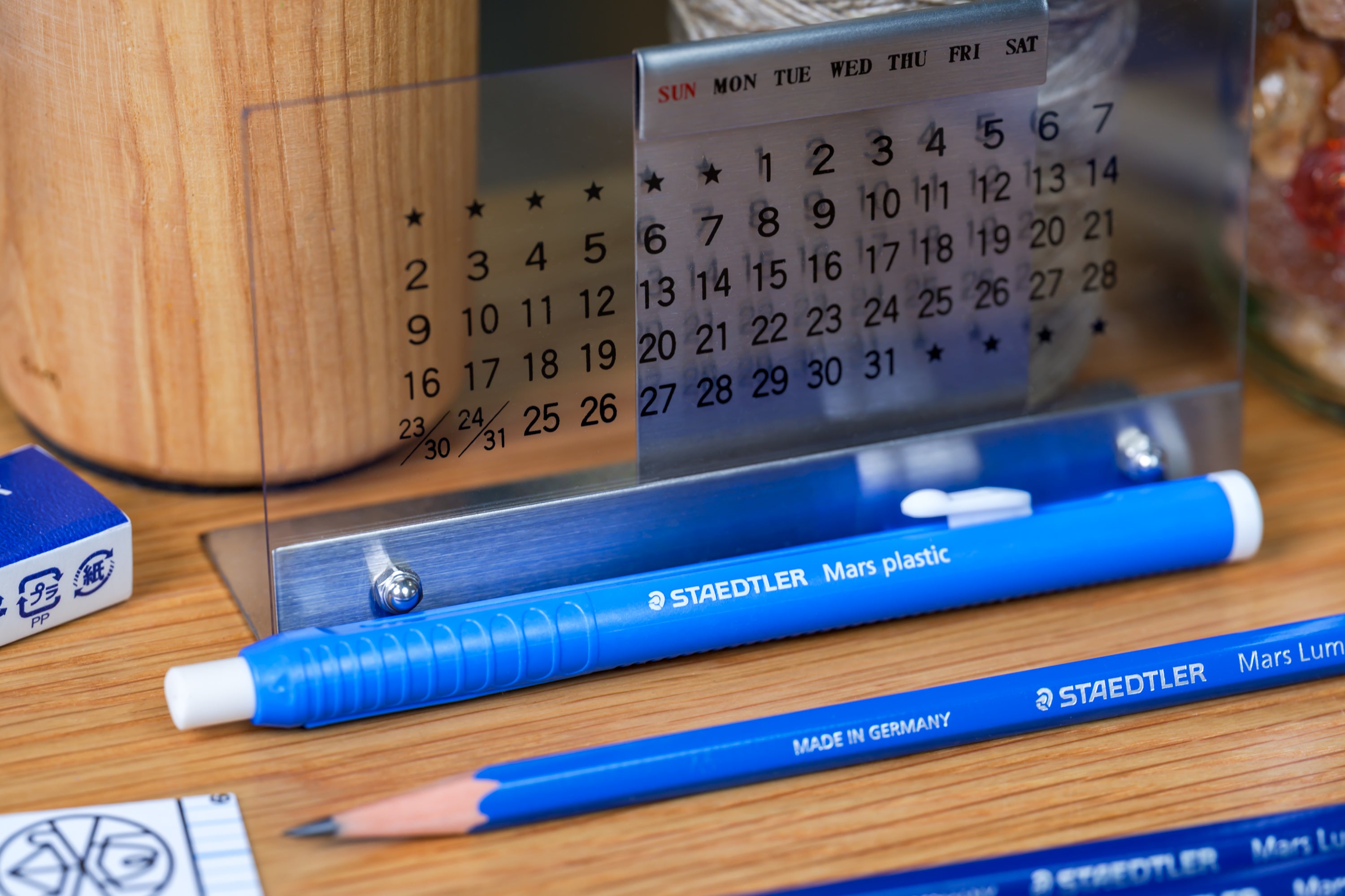 Mars Plastic Retractable Eraser