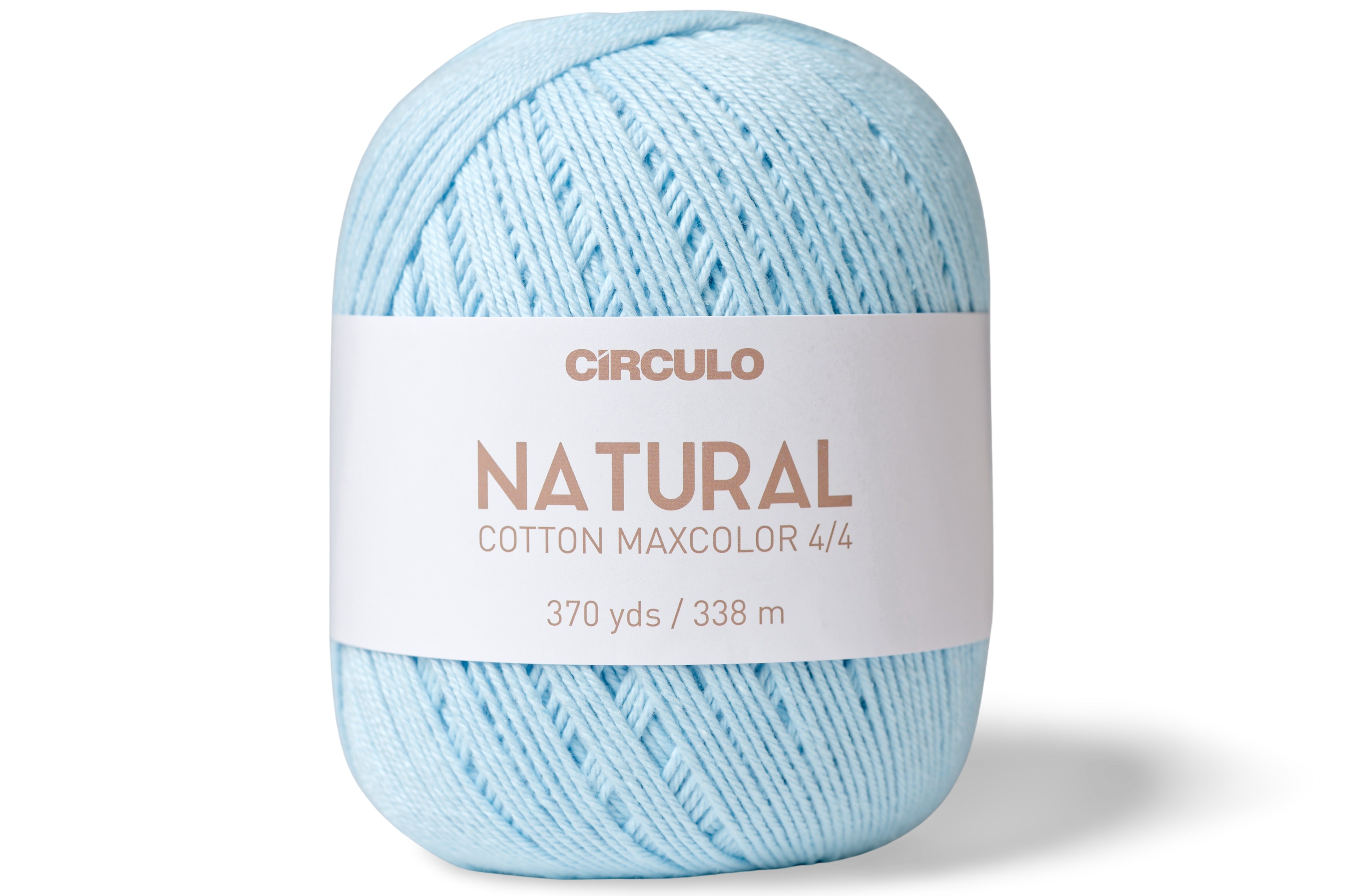 Natural Cotton Maxcolor 4/4 Yarn, #2012 Candy Blue
