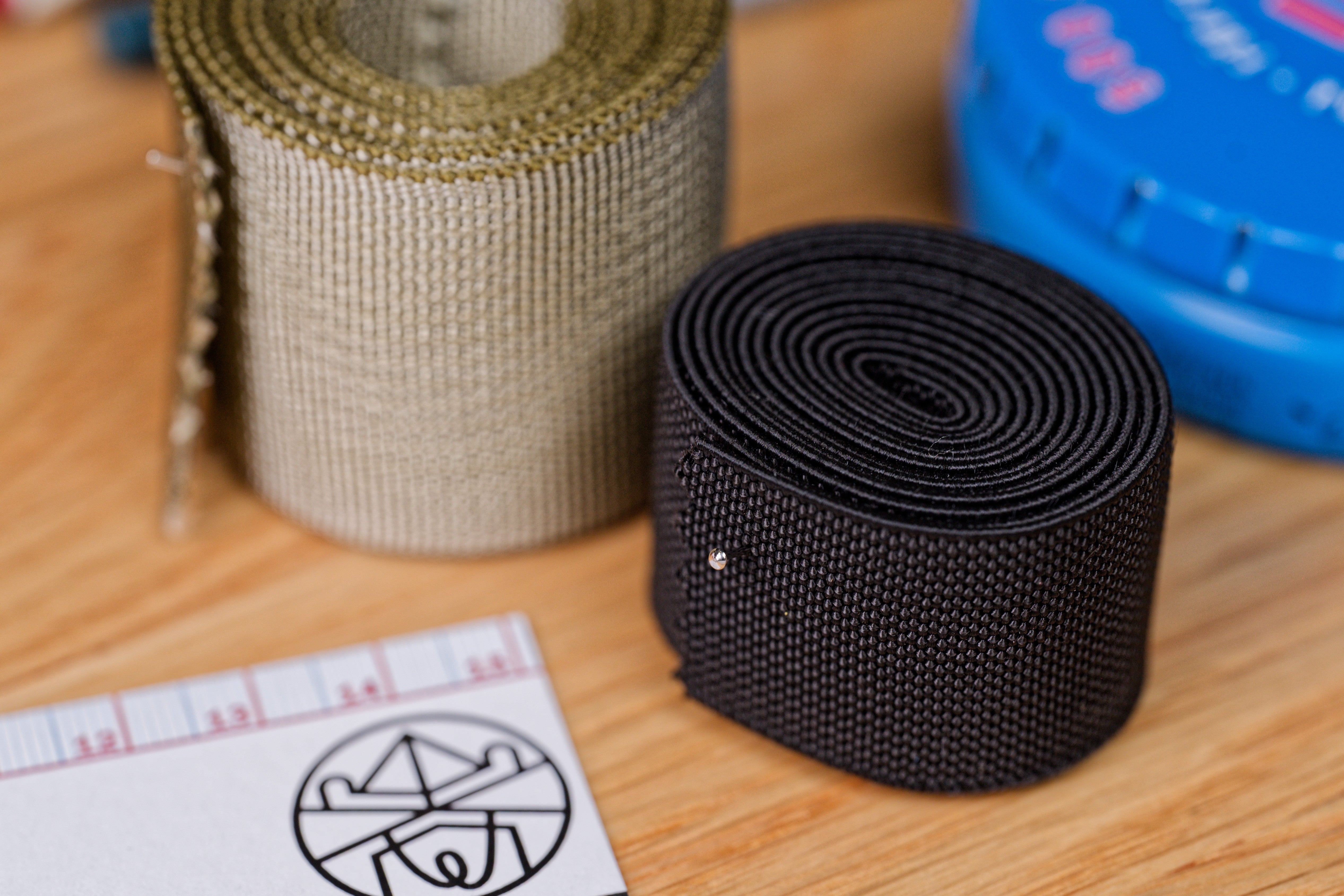 1.5" Nylon Webbing By The Yard, Tan