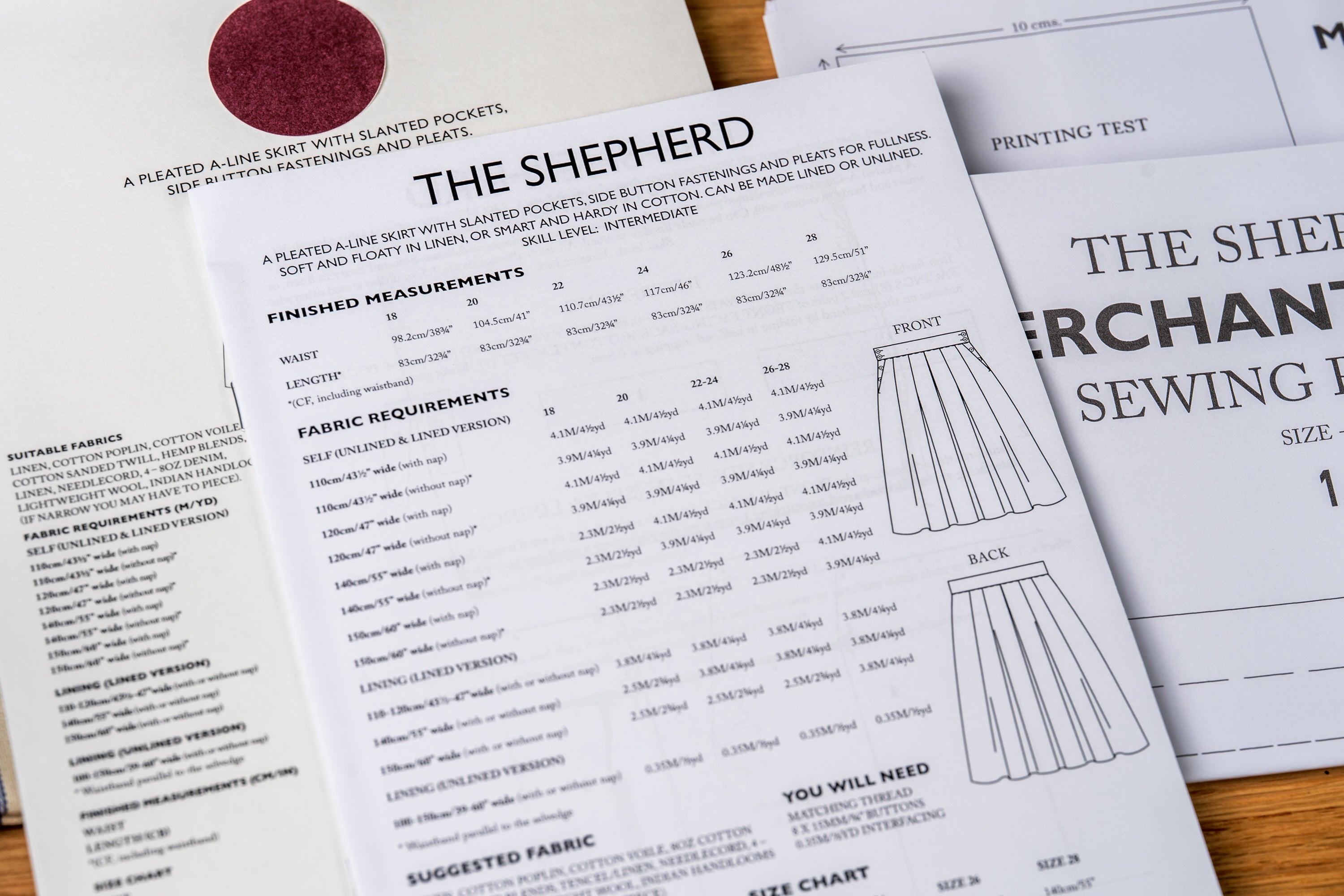 The Shepherd Skirt Sewing Pattern