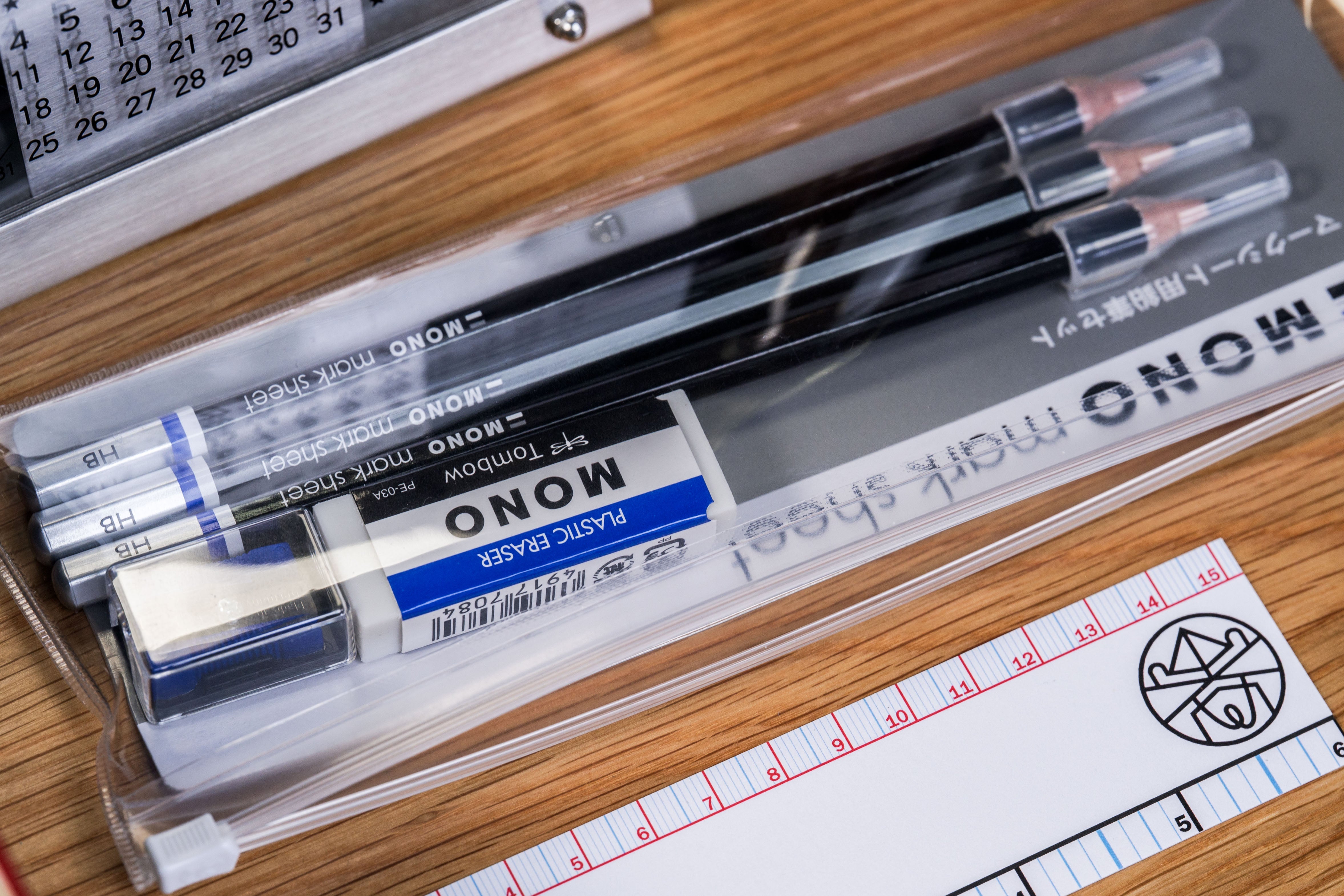 Mark Sheet Pencils, Set of 3 with Accessories