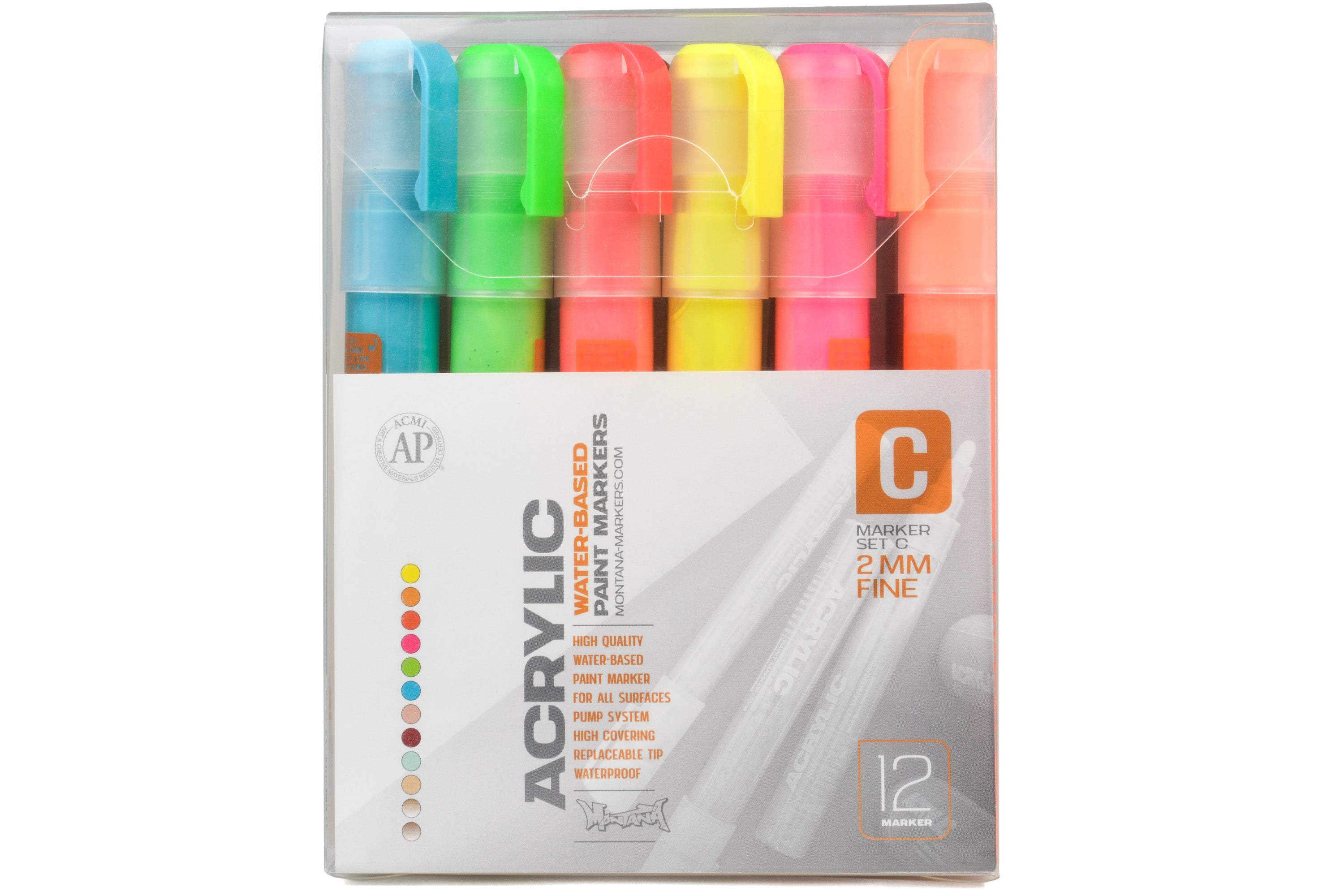 Finelife Acrylic Paint Markers (12 ct)