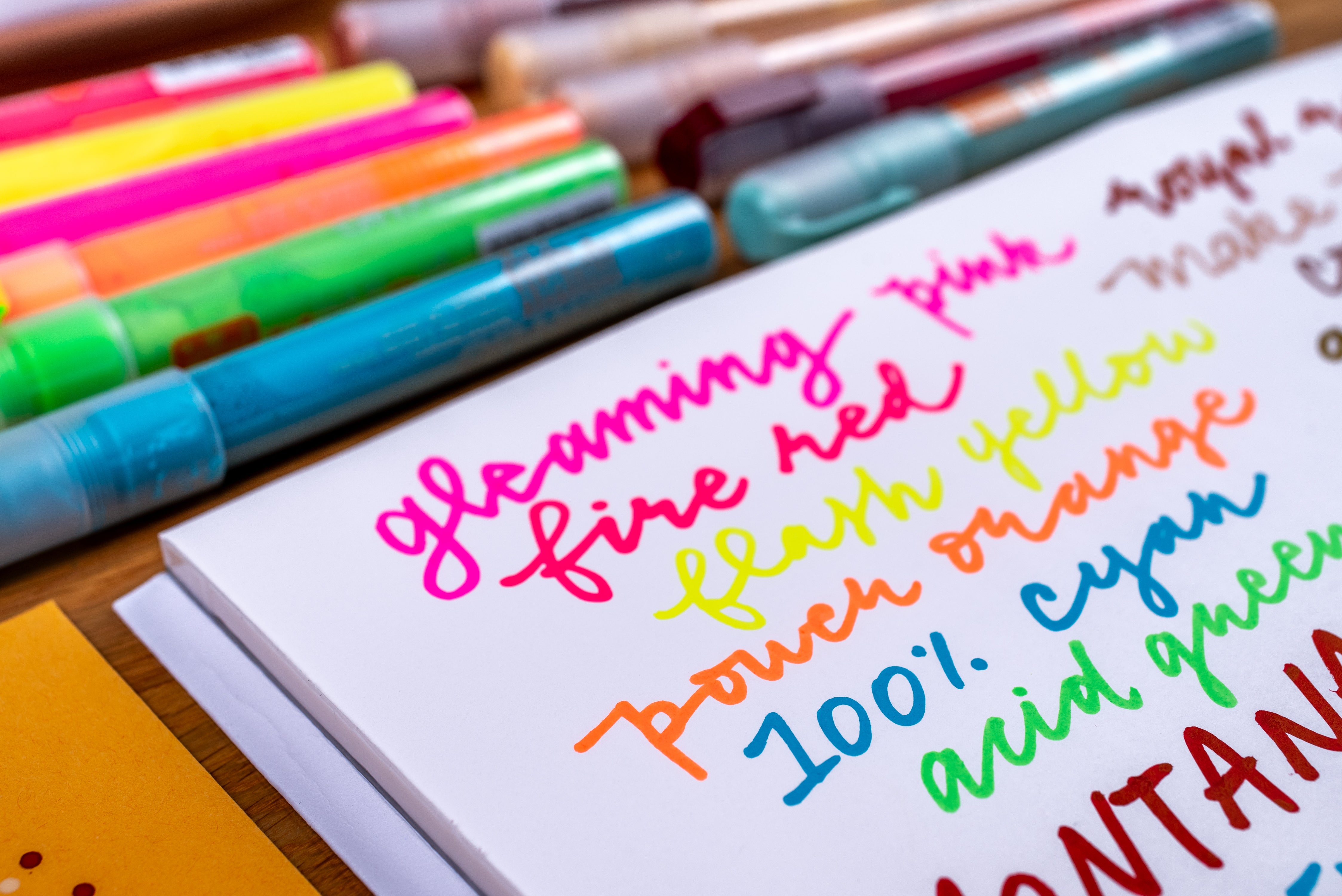 Montana Acrylic Paint Markers, Fluorescent Set of 6