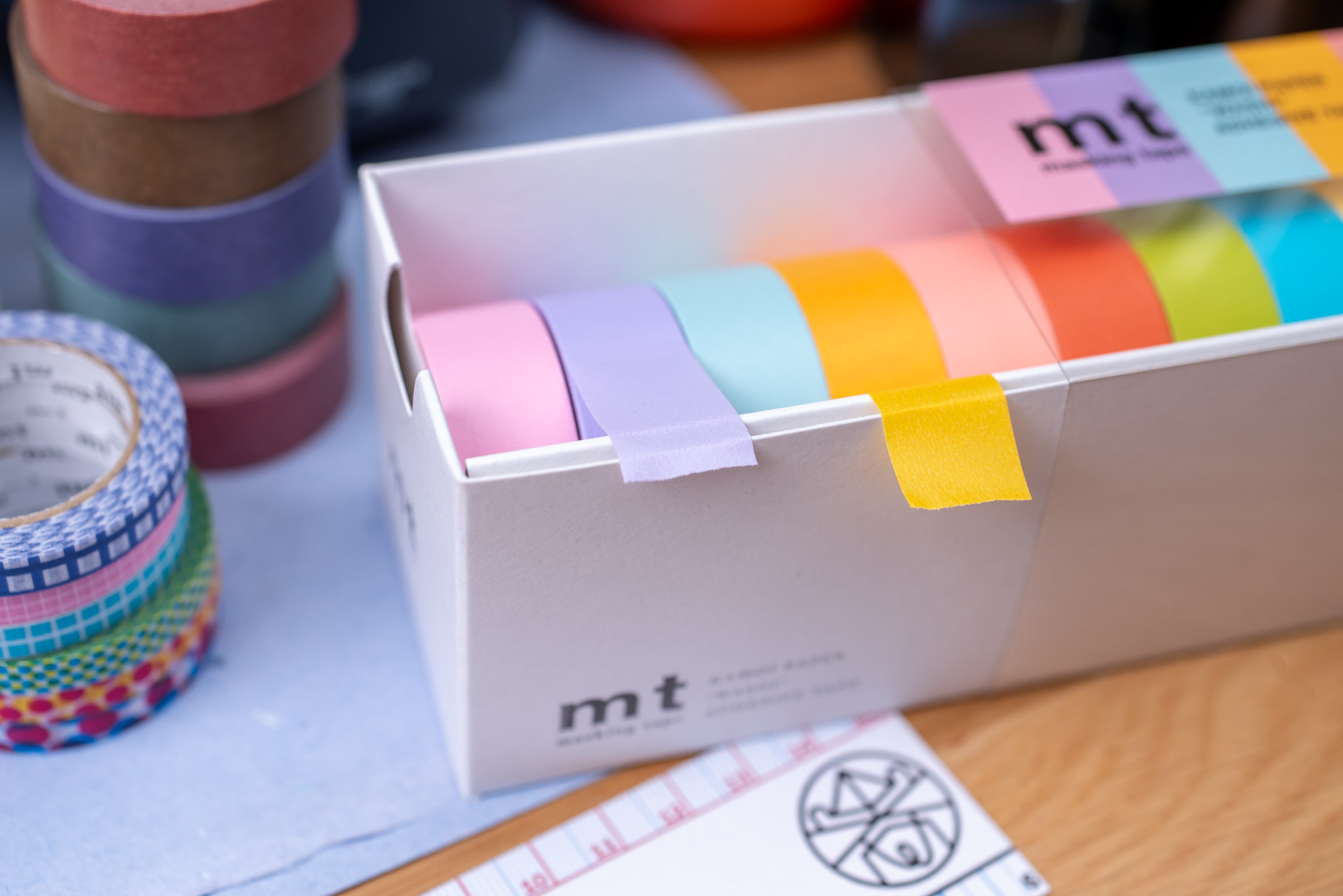 mt Washi Tape, 15 mm, Ten-Color Box