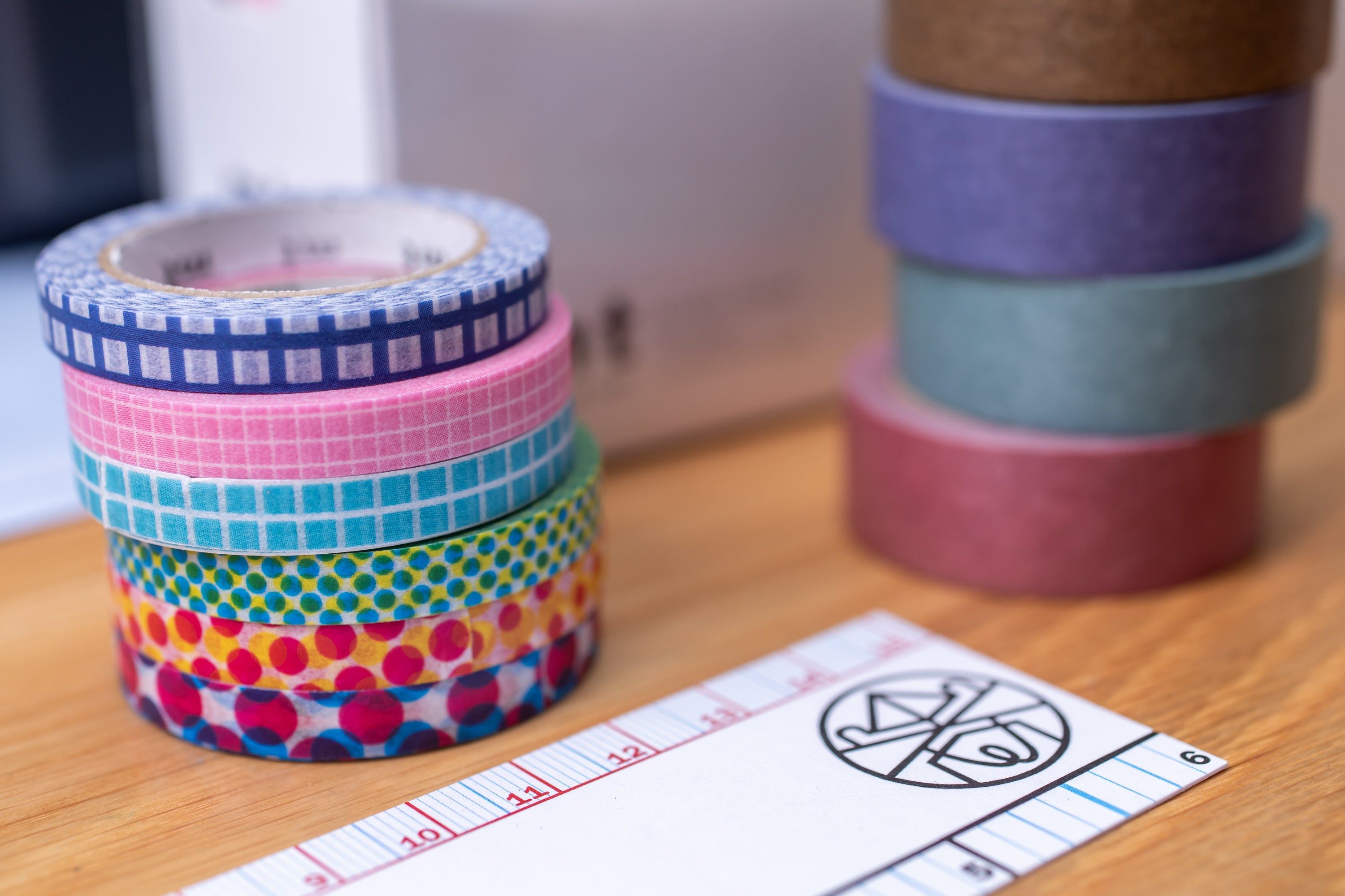 mt Washi Tape, Slim Set of 3, Grids
