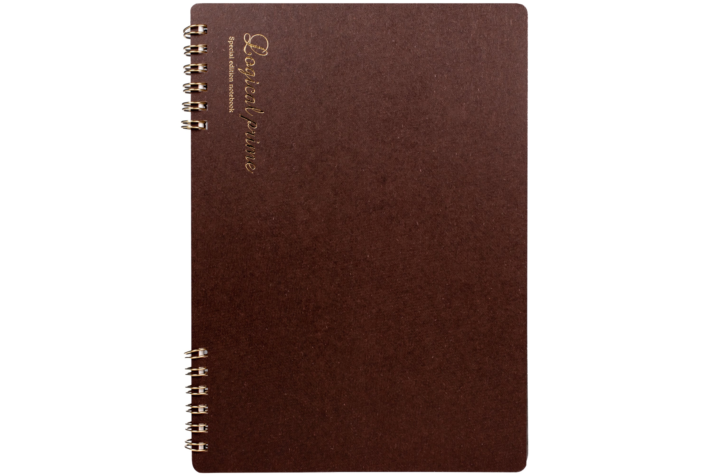 Logical Prime Split-Ring Notebook, Chocolate/Dot Grid