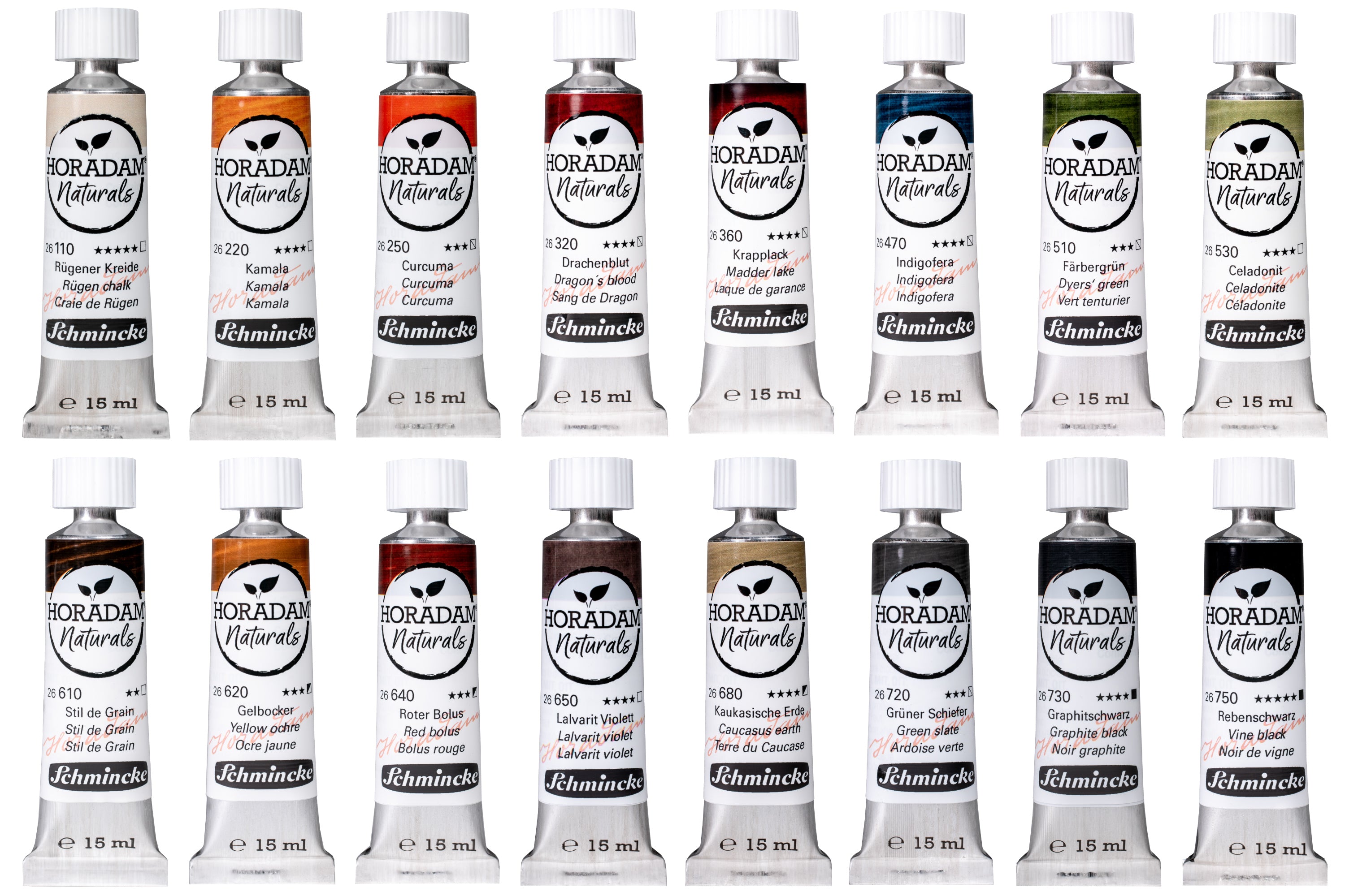 Horadam Naturals, Complete Set of 16