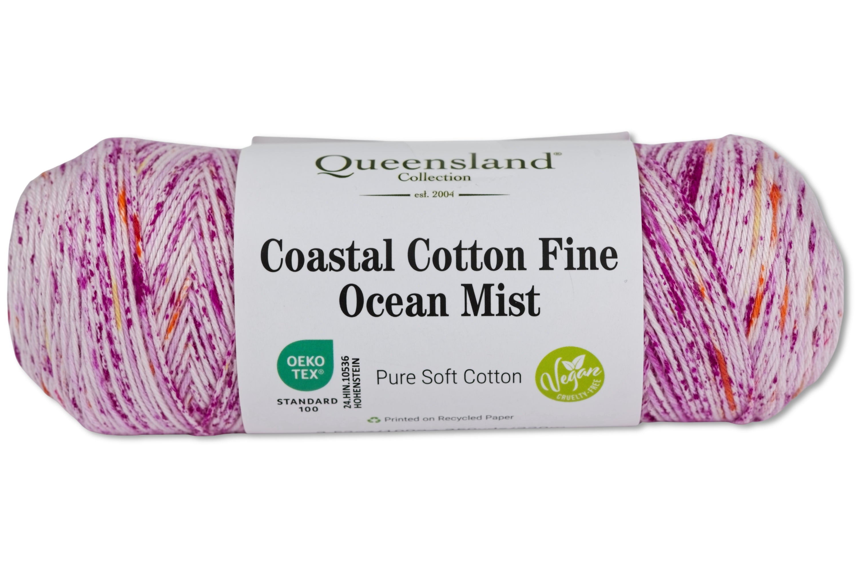 Ocean Mist Fine Cotton Yarn, #4024 Bahama Bloom