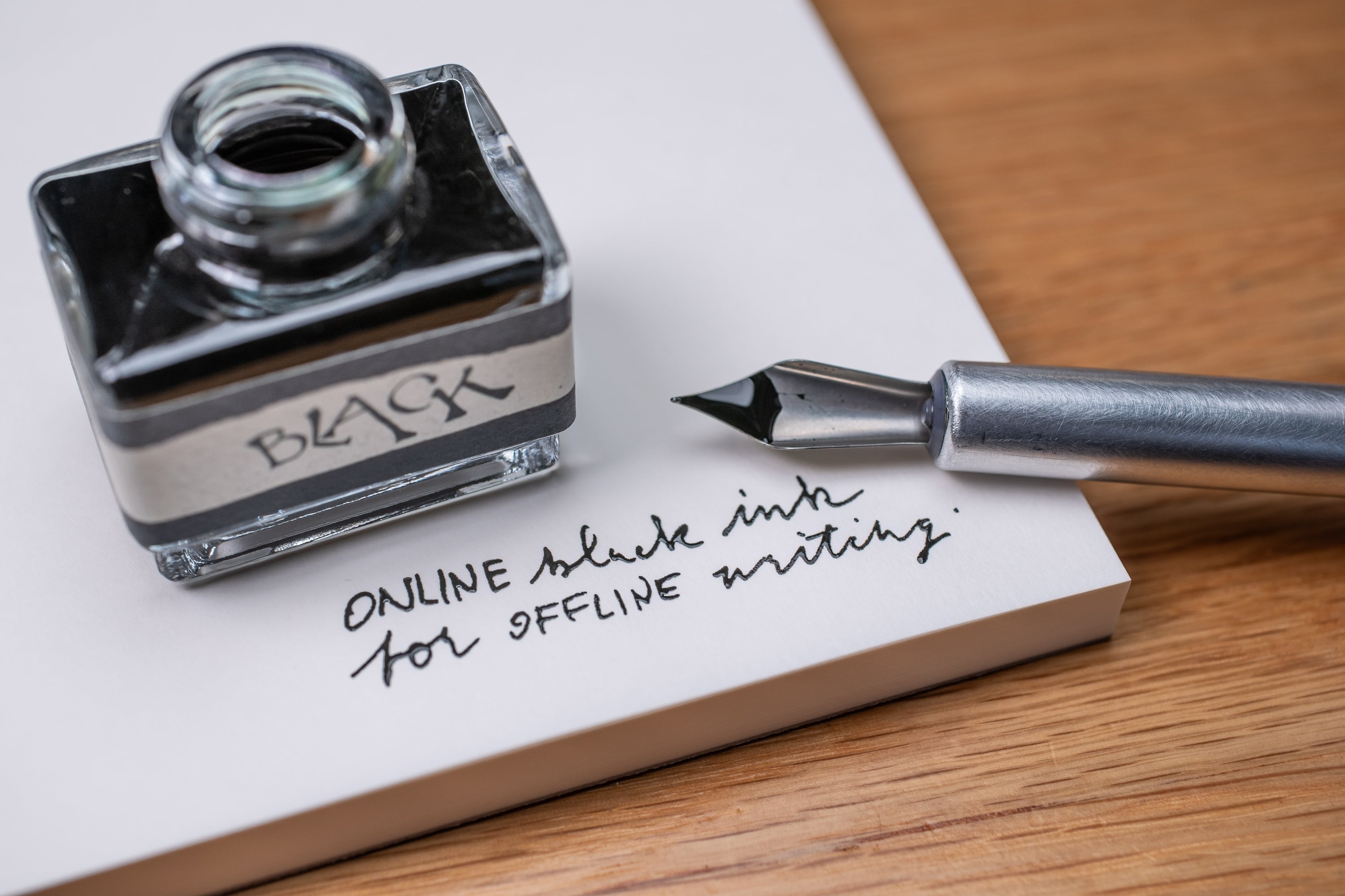 ONLINE Bottled Fountain Pen Ink, Black