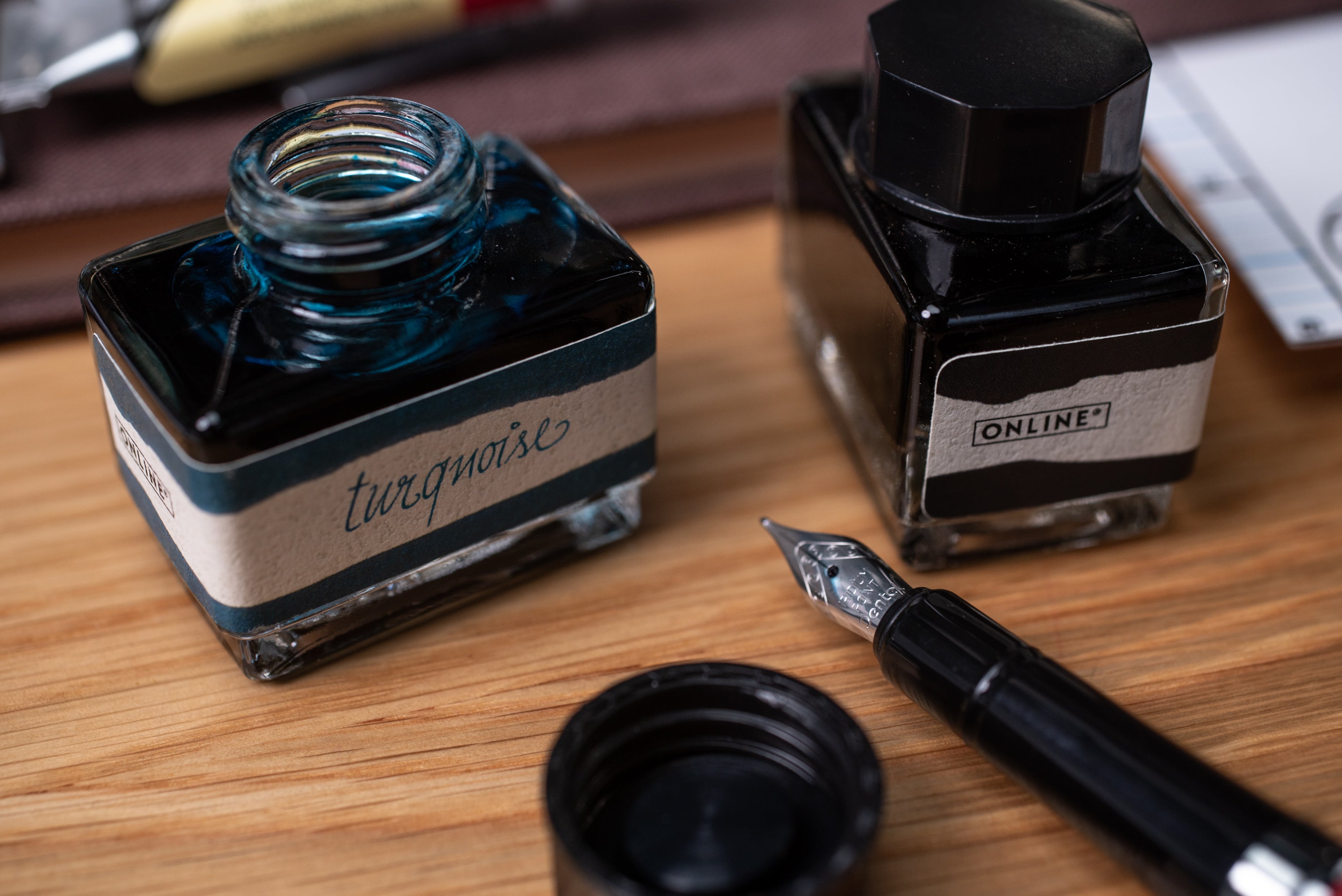 ONLINE Bottled Fountain Pen Ink, Turquoise