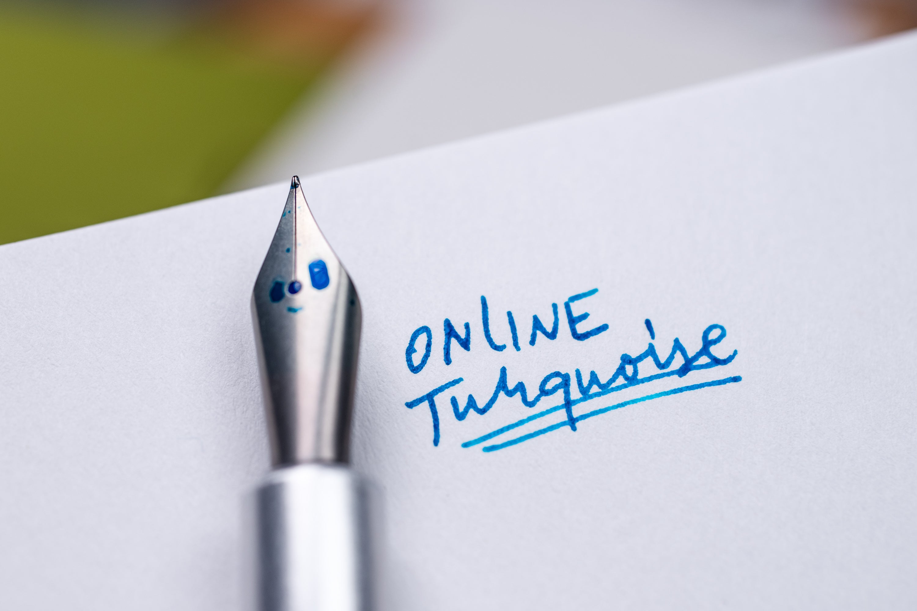 ONLINE Bottled Fountain Pen Ink, Turquoise