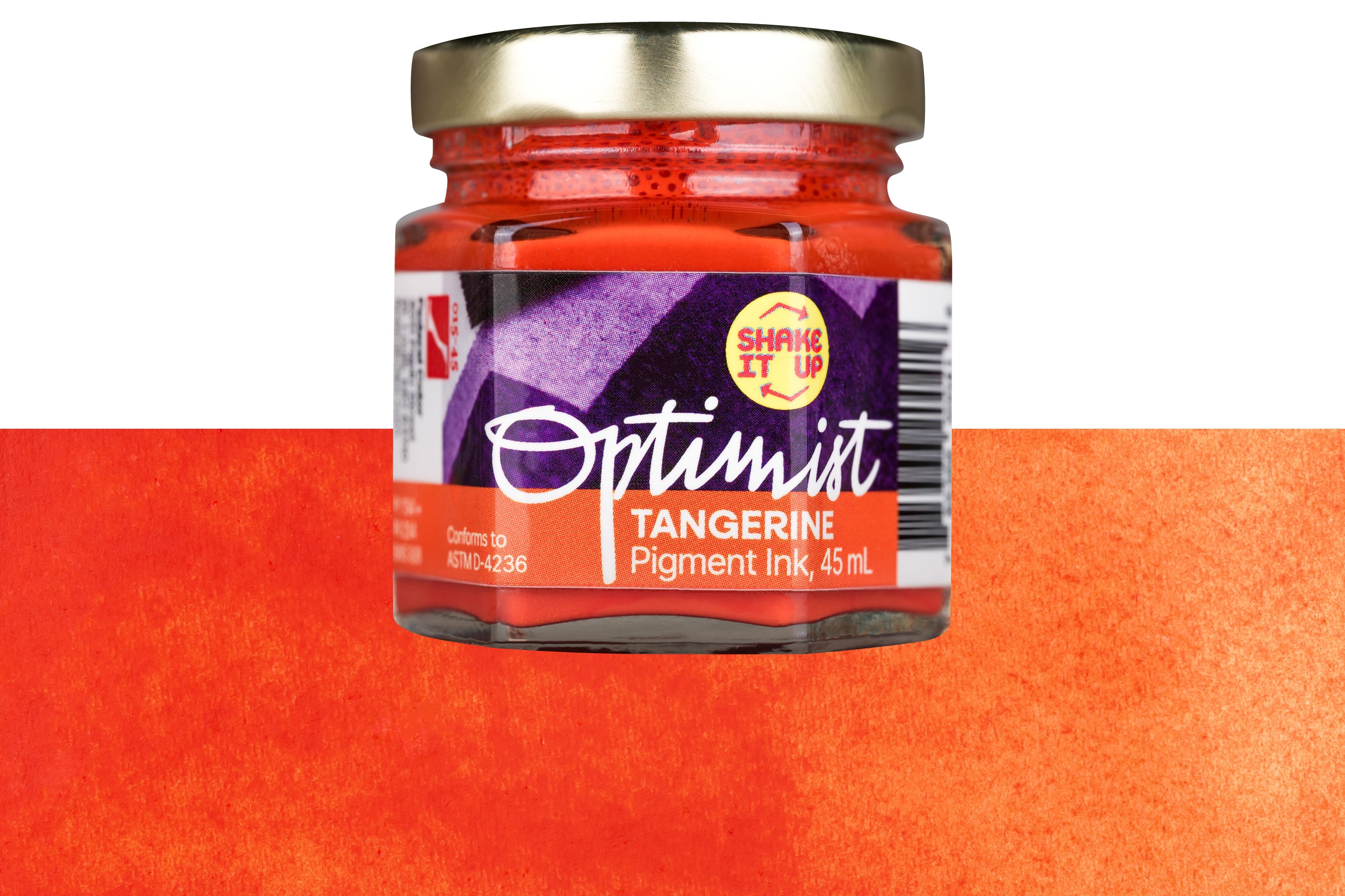 Optimist Pigment Ink, #015 Tangerine, 45 mL Inkwell