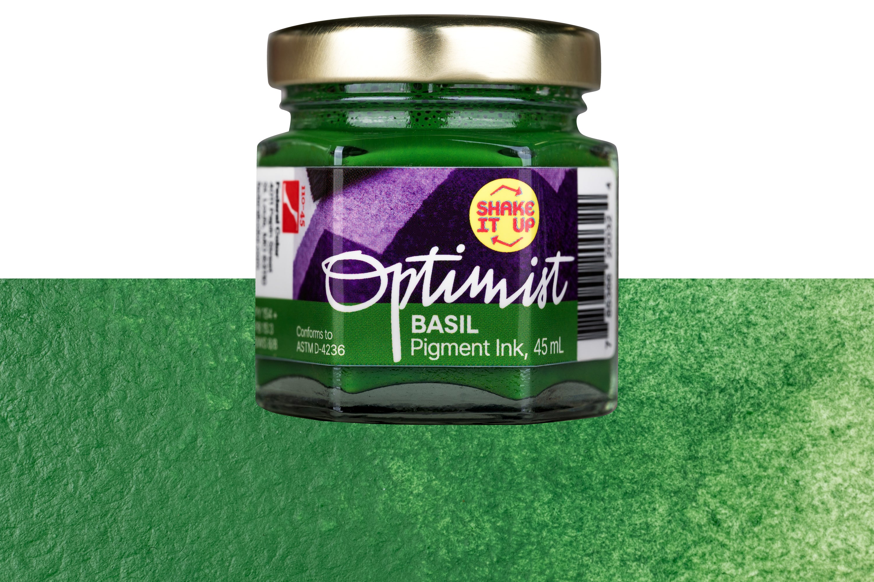 Optimist Pigment Ink, #110 Basil, 45 mL Inkwell