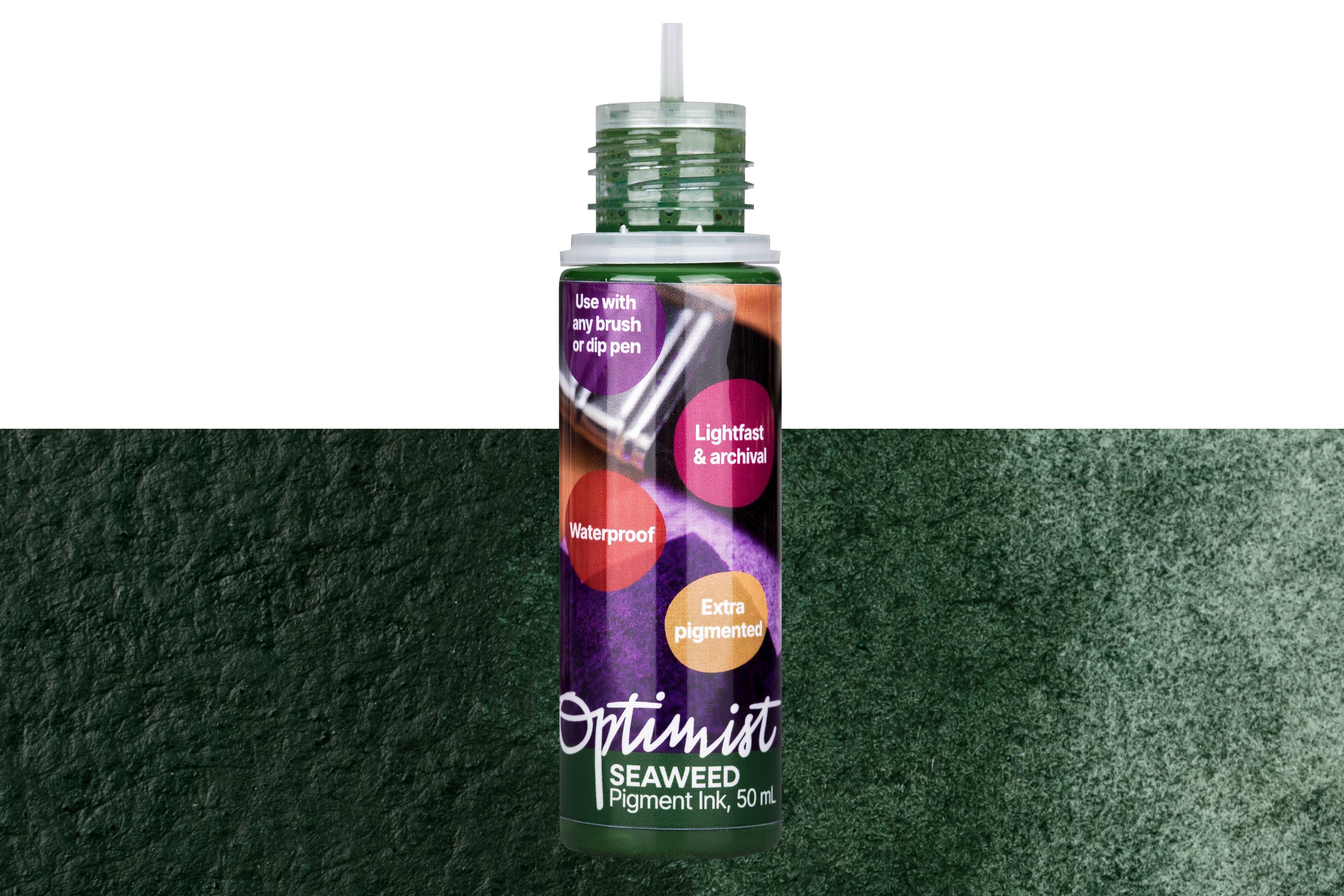 Optimist Pigment Ink, #150 Seaweed, 50 mL Precision Bottle