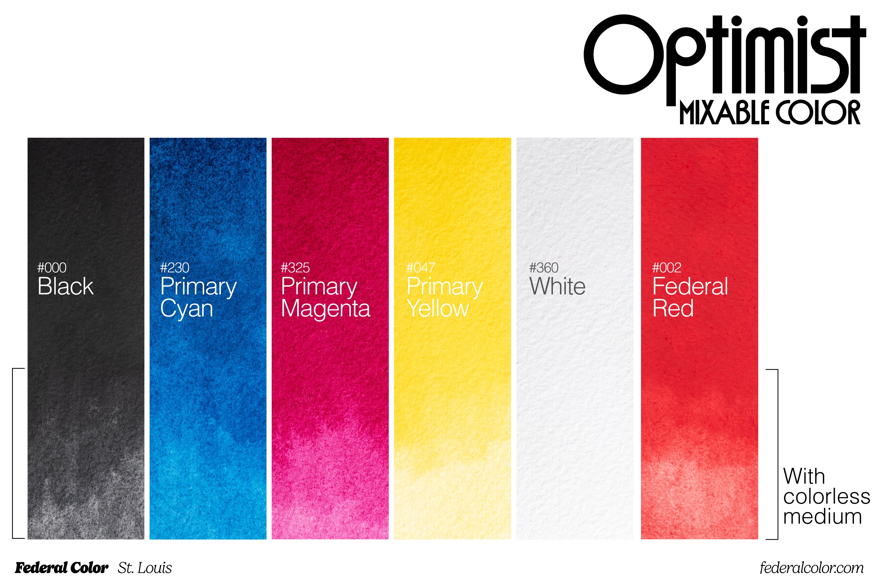 Optimist Pigment Ink, #002 Federal Red, 45 mL Inkwell