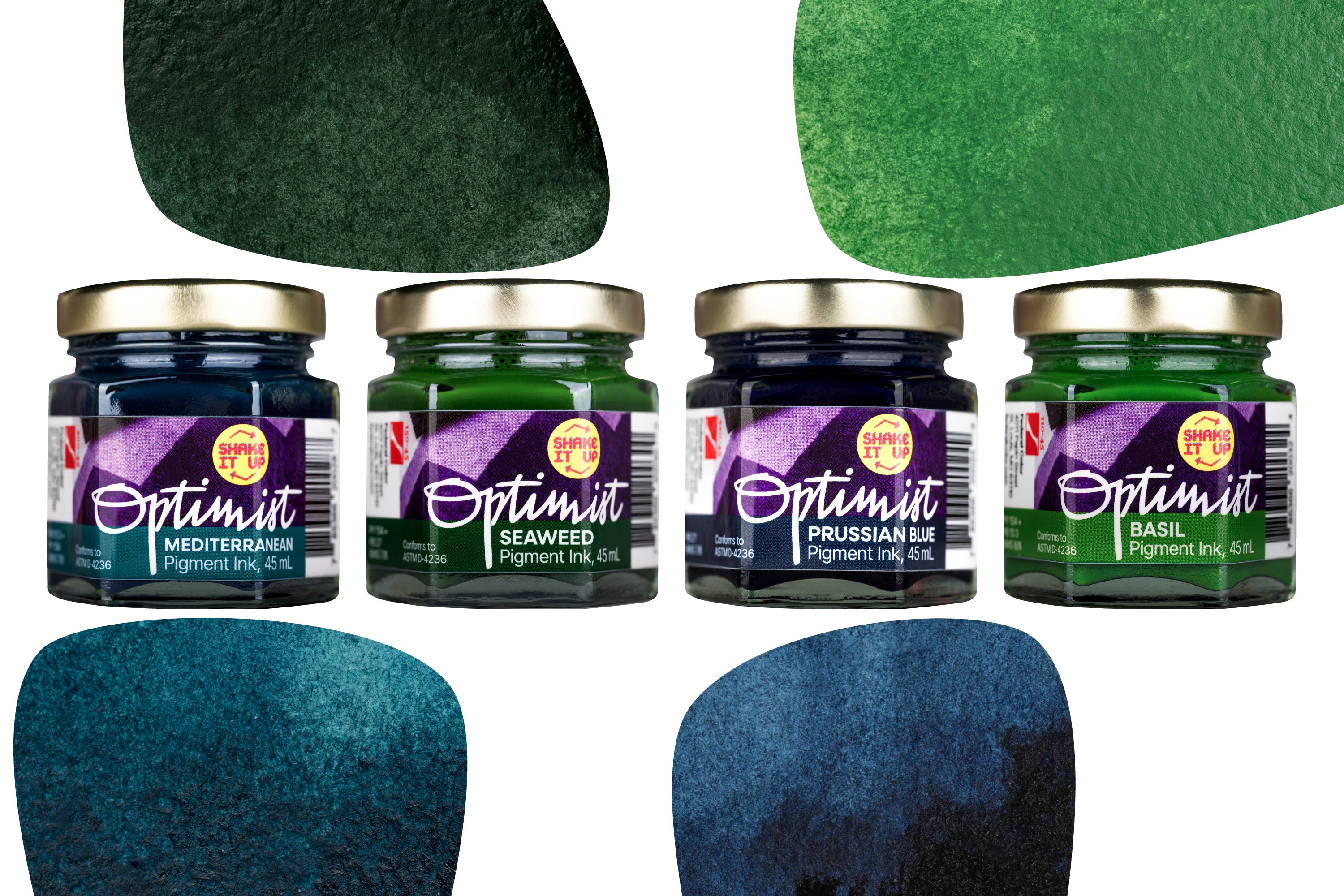 Optimist Mixable Color, Seaside Set of 4