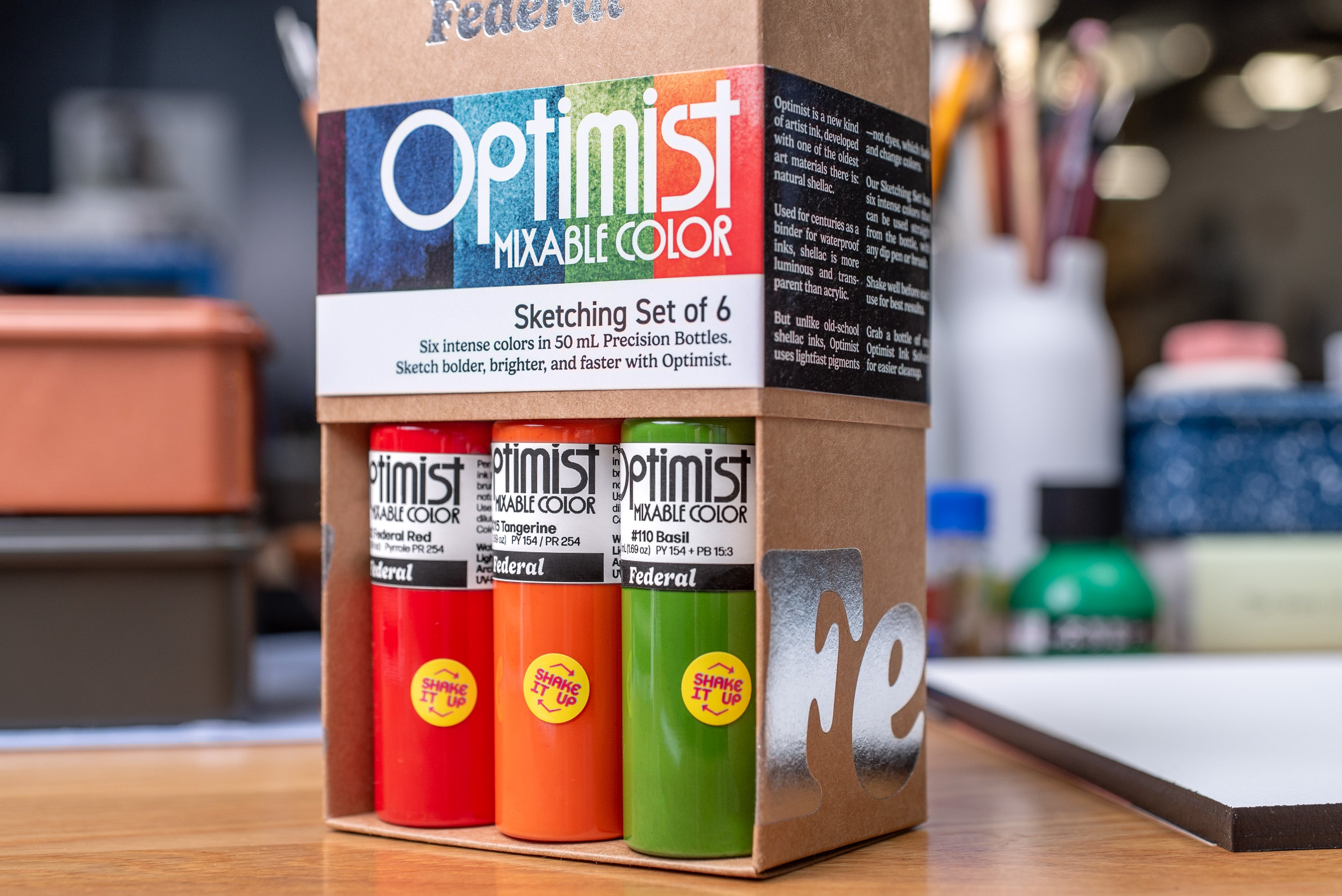 Optimist Pigment Ink, Sketching Set of 6