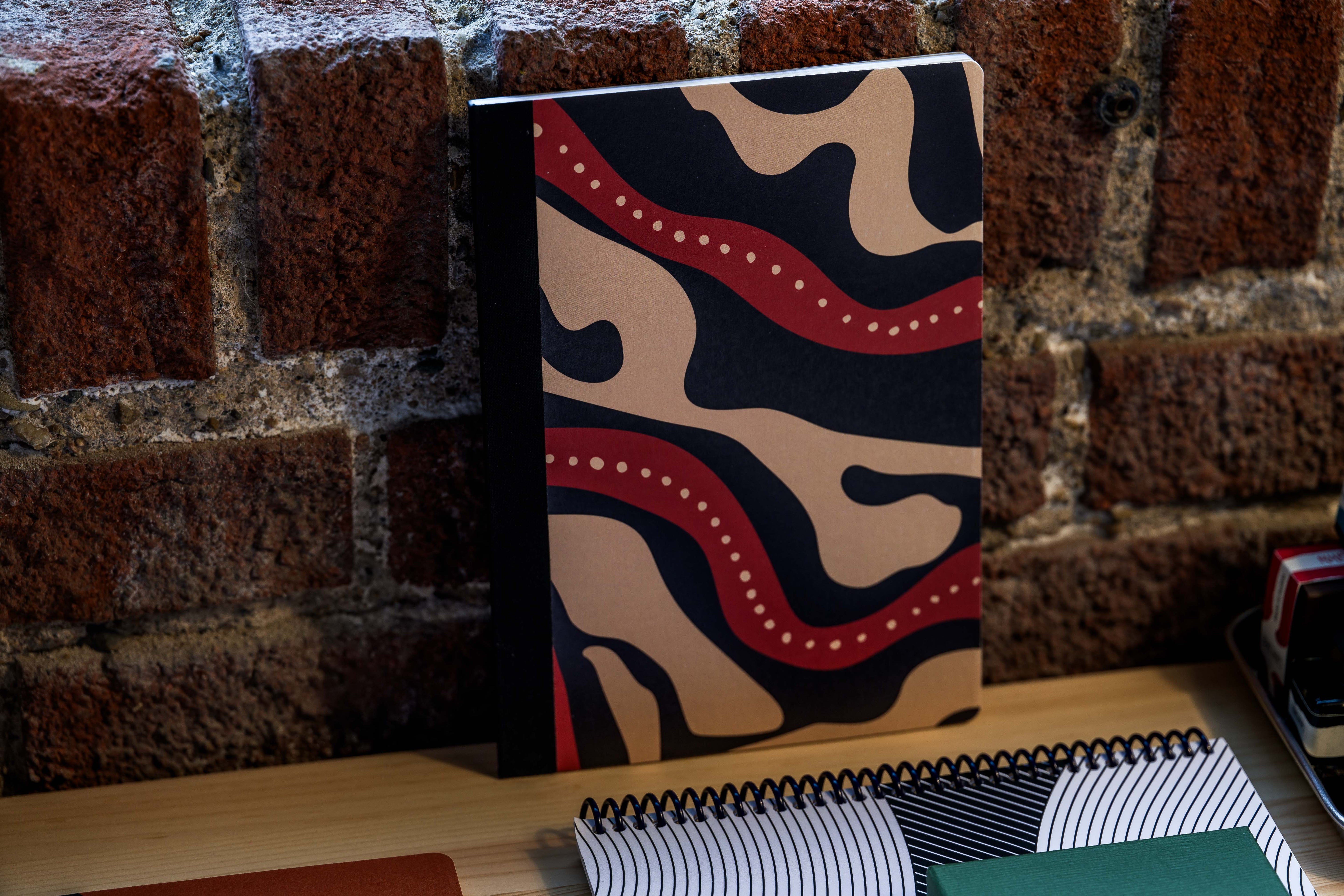 Papier Tigre Notebook, A5 (Lava)