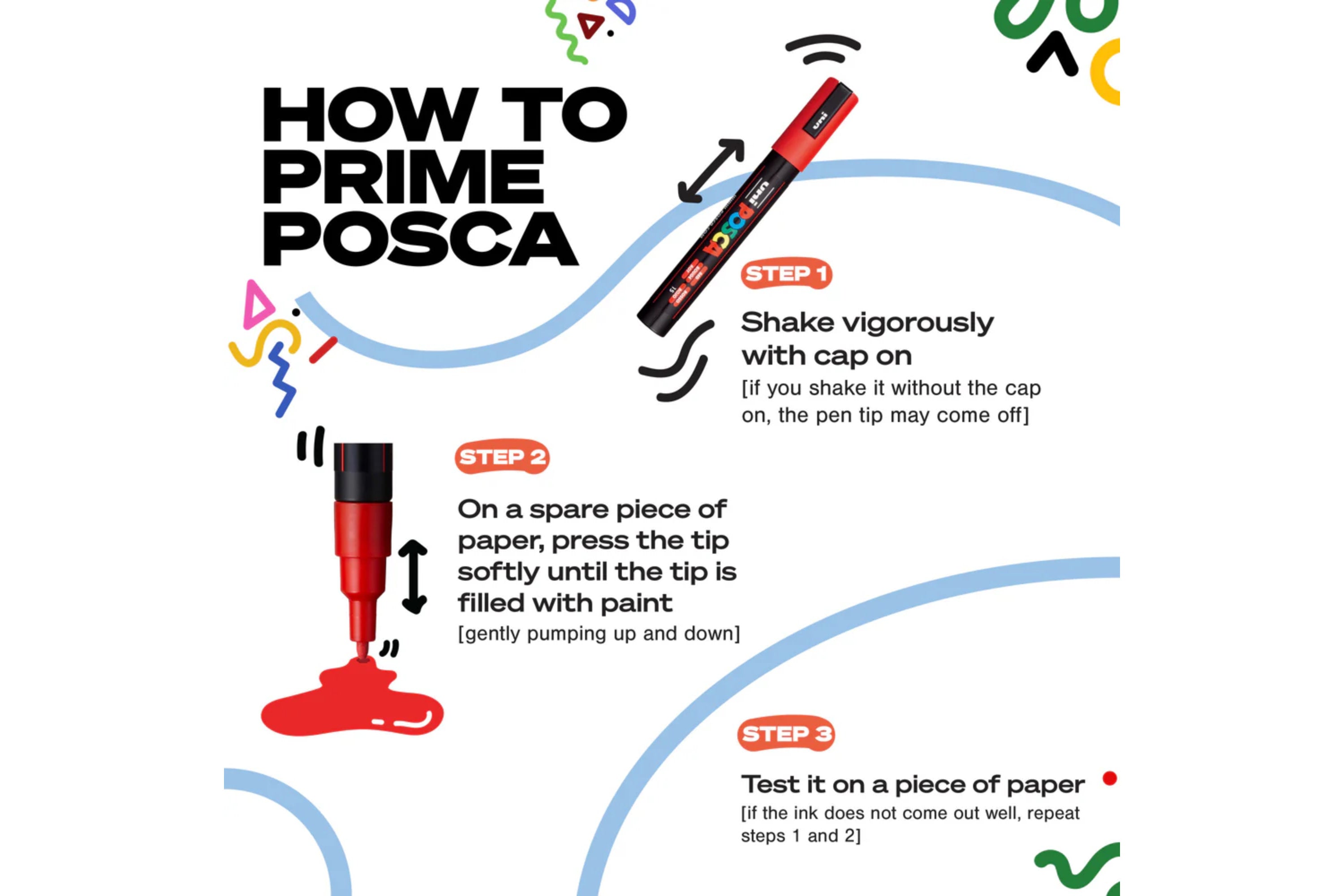 POSCA PC-5BR Brush Marker