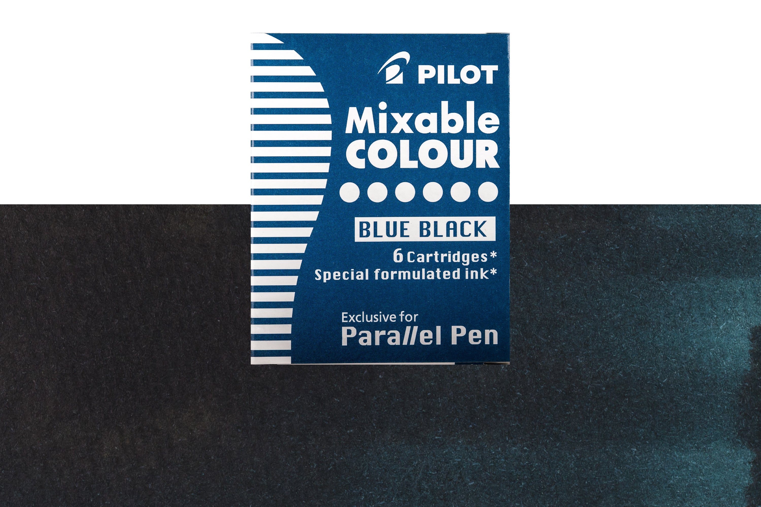 Pilot Mixable Colour Cartridges, Blue-Black, Box of 6