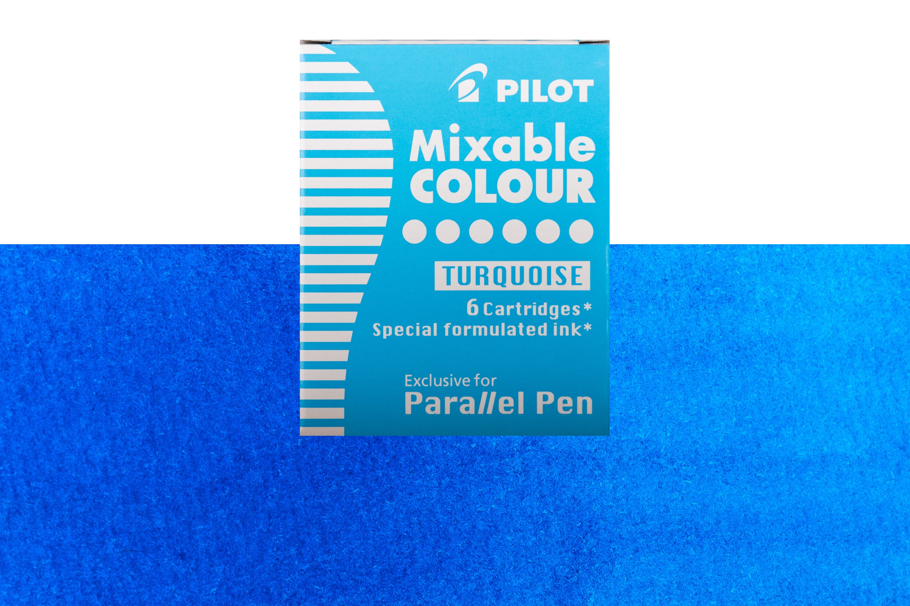 Pilot Mixable Colour Cartridges, Turquoise, Box of 6