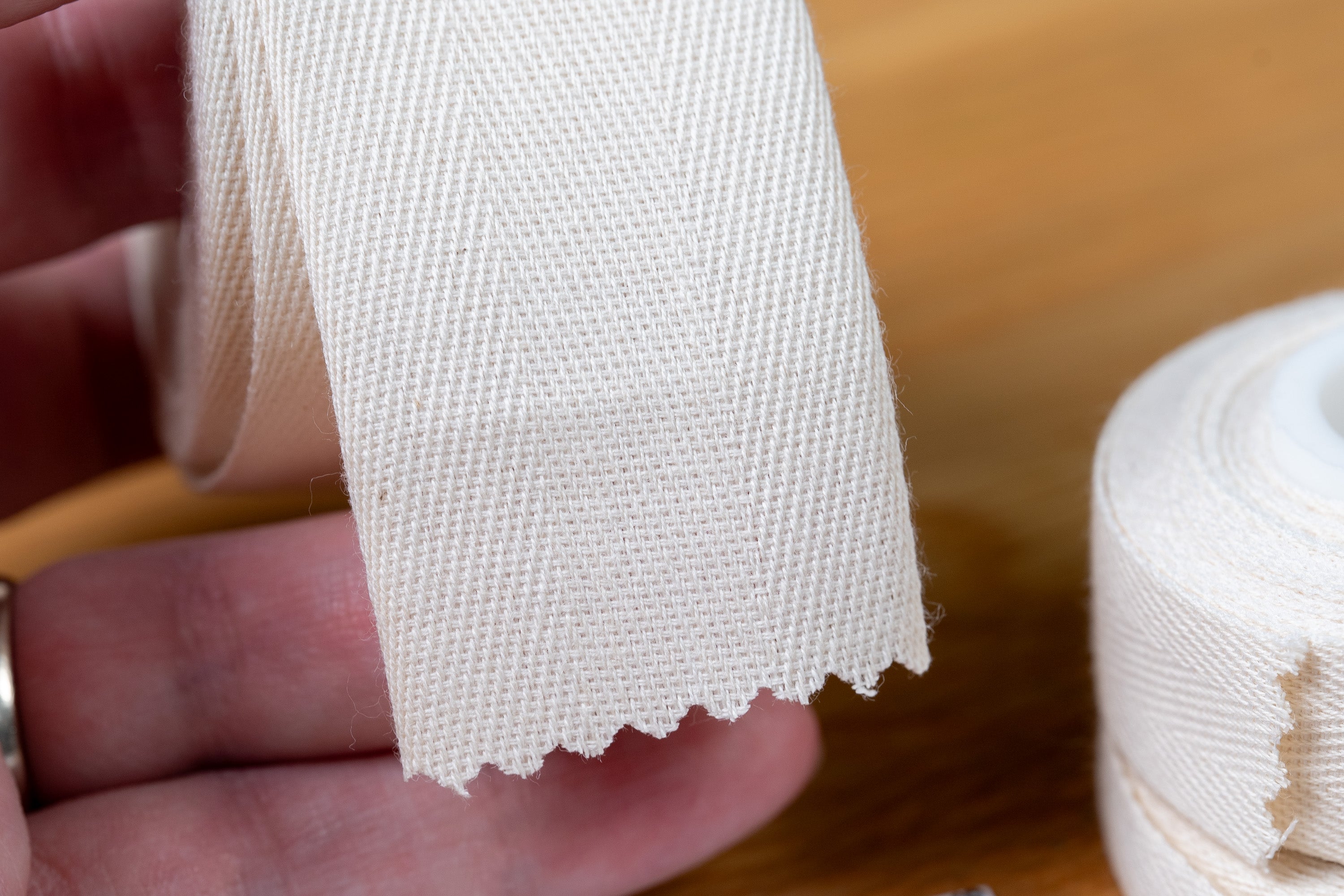Lightweight Cotton Twill Tape, 3/4" x 10 ft.
