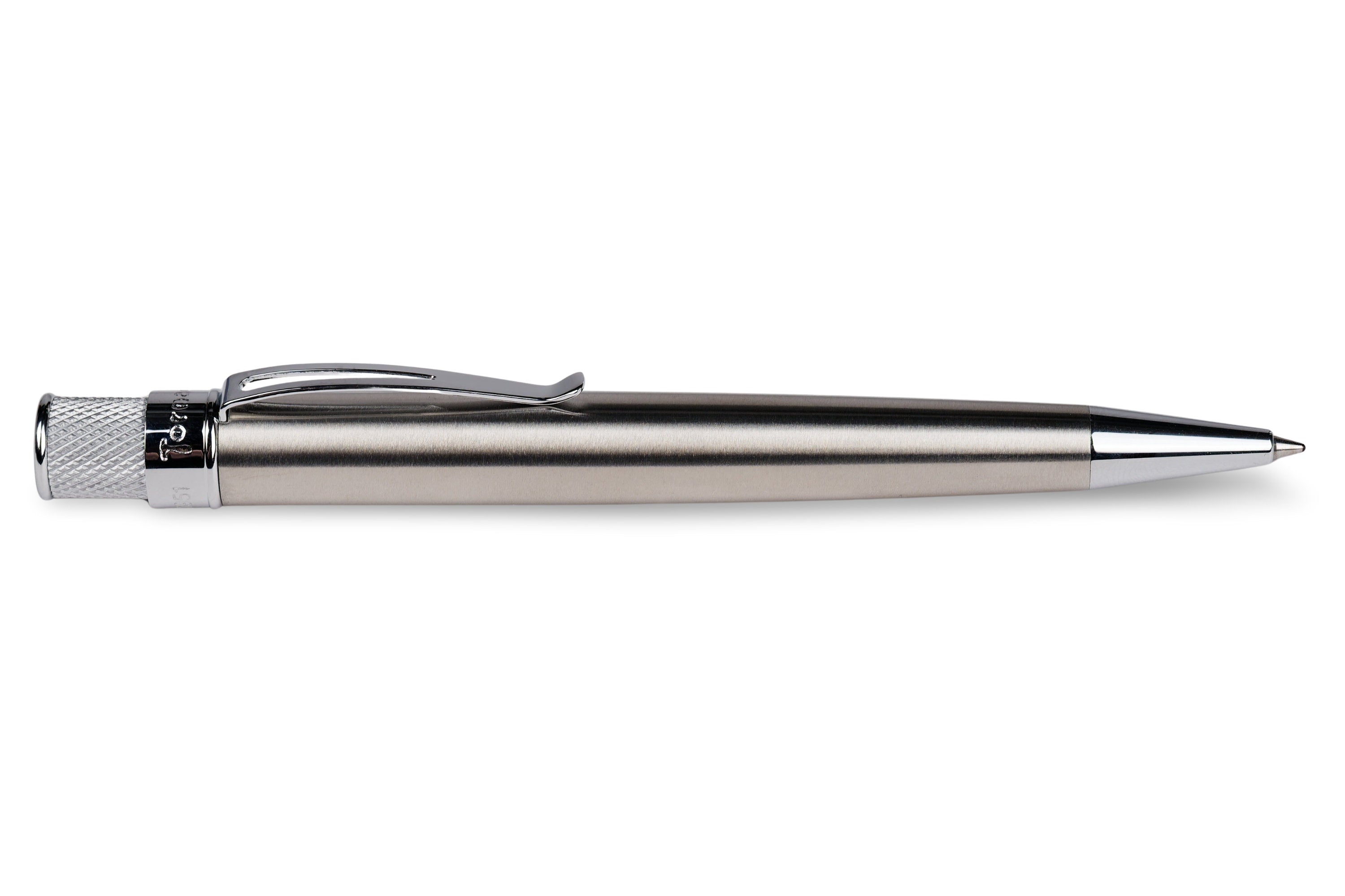 Tornado Rollerball Pen, Stainless Steel