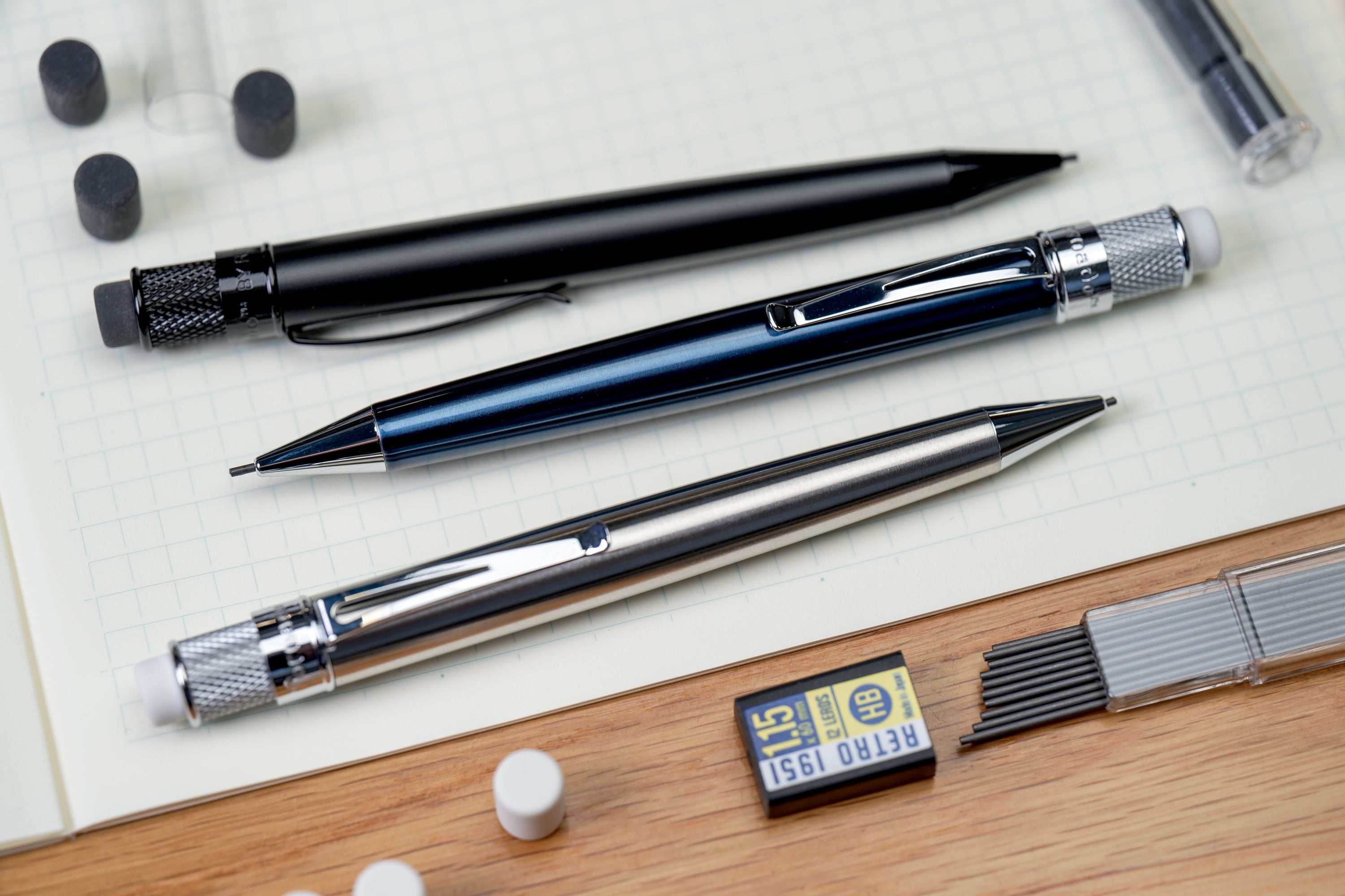 Tornado Mechanical Pencil, Stainless Steel