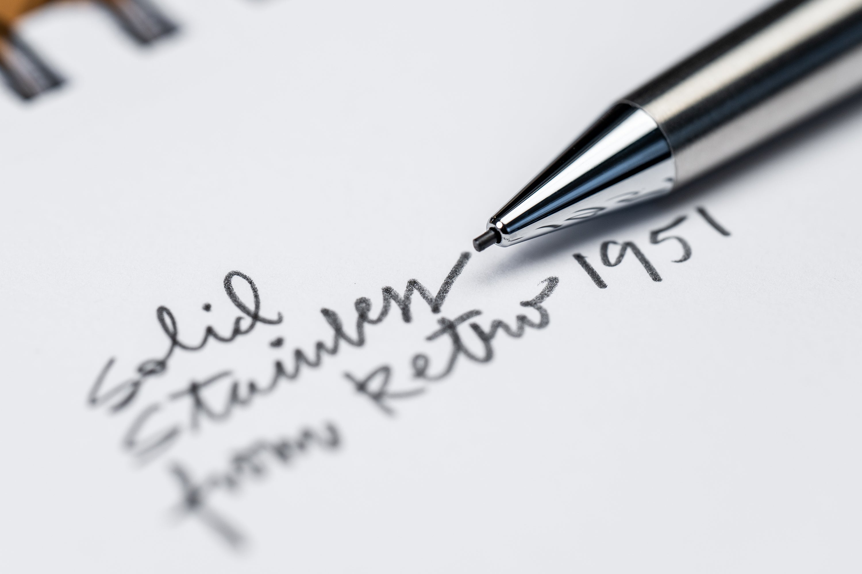 Tornado Mechanical Pencil, Stainless Steel