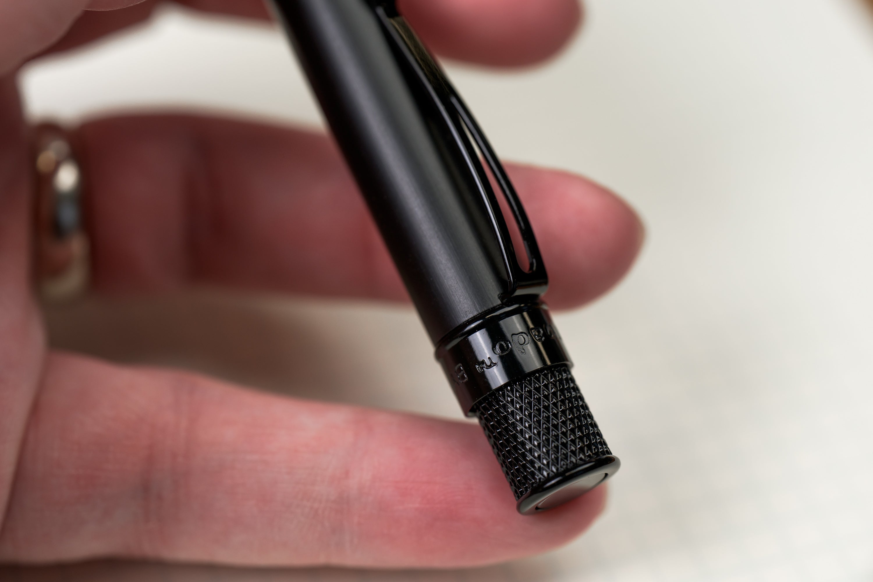 Tornado Rollerball Pen, Stealth Black Cherry