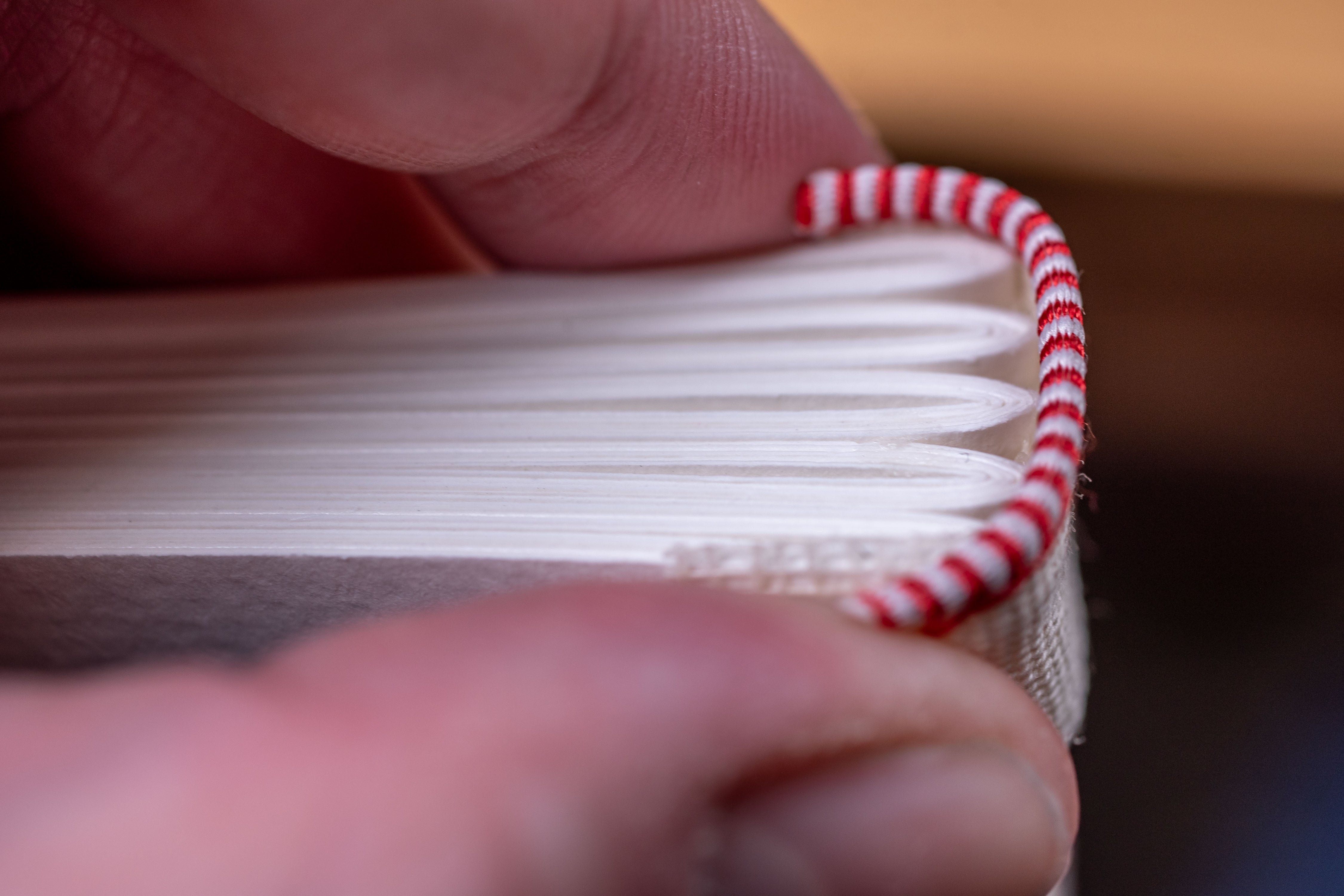 Red Silk Book Headband, 6"