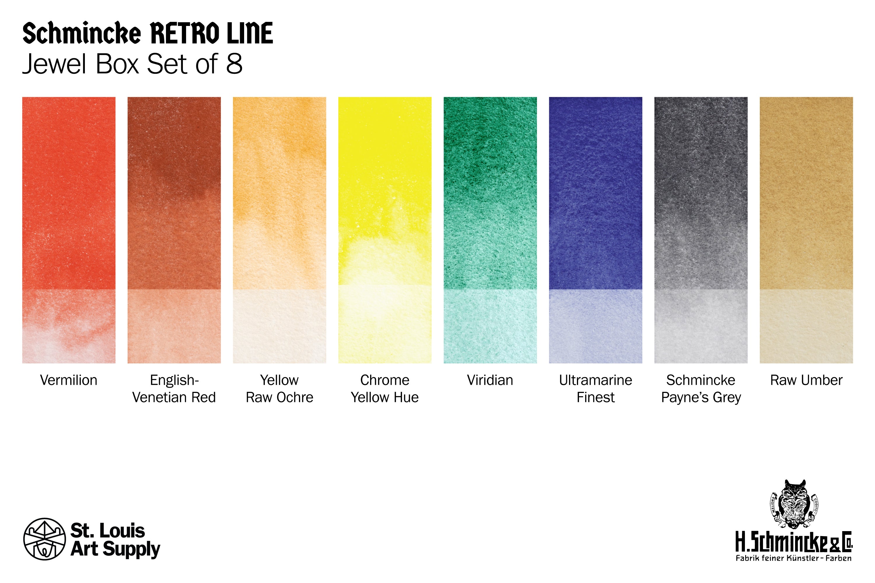 Schmincke Horadam Watercolors, Retro Jewel Box Set (Limited Edition)