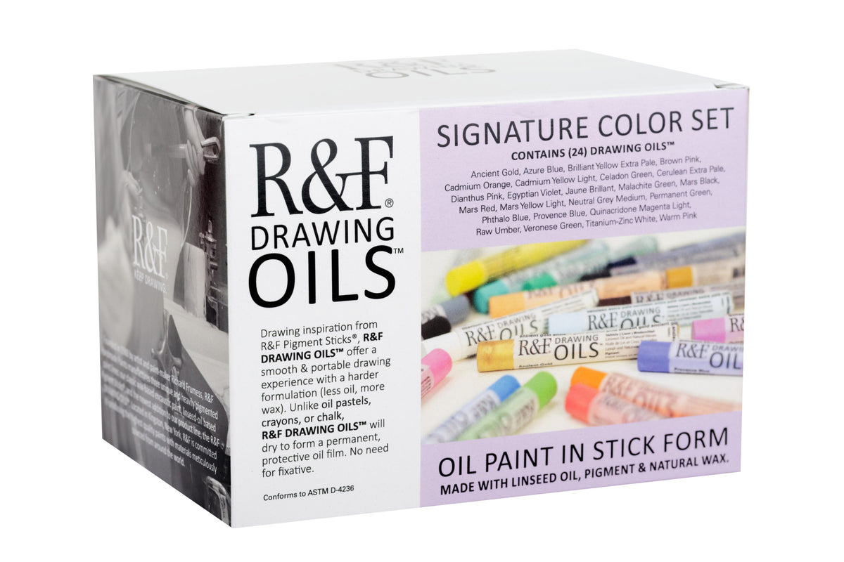 R&F Drawing Oils, Signature Set of 24