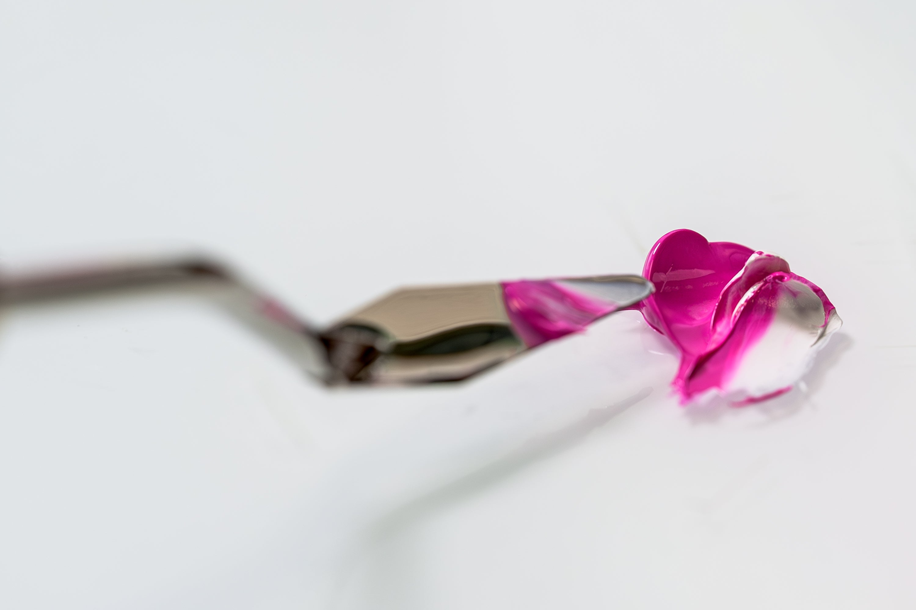 Soft Grip Palette Knife, Blue, #006