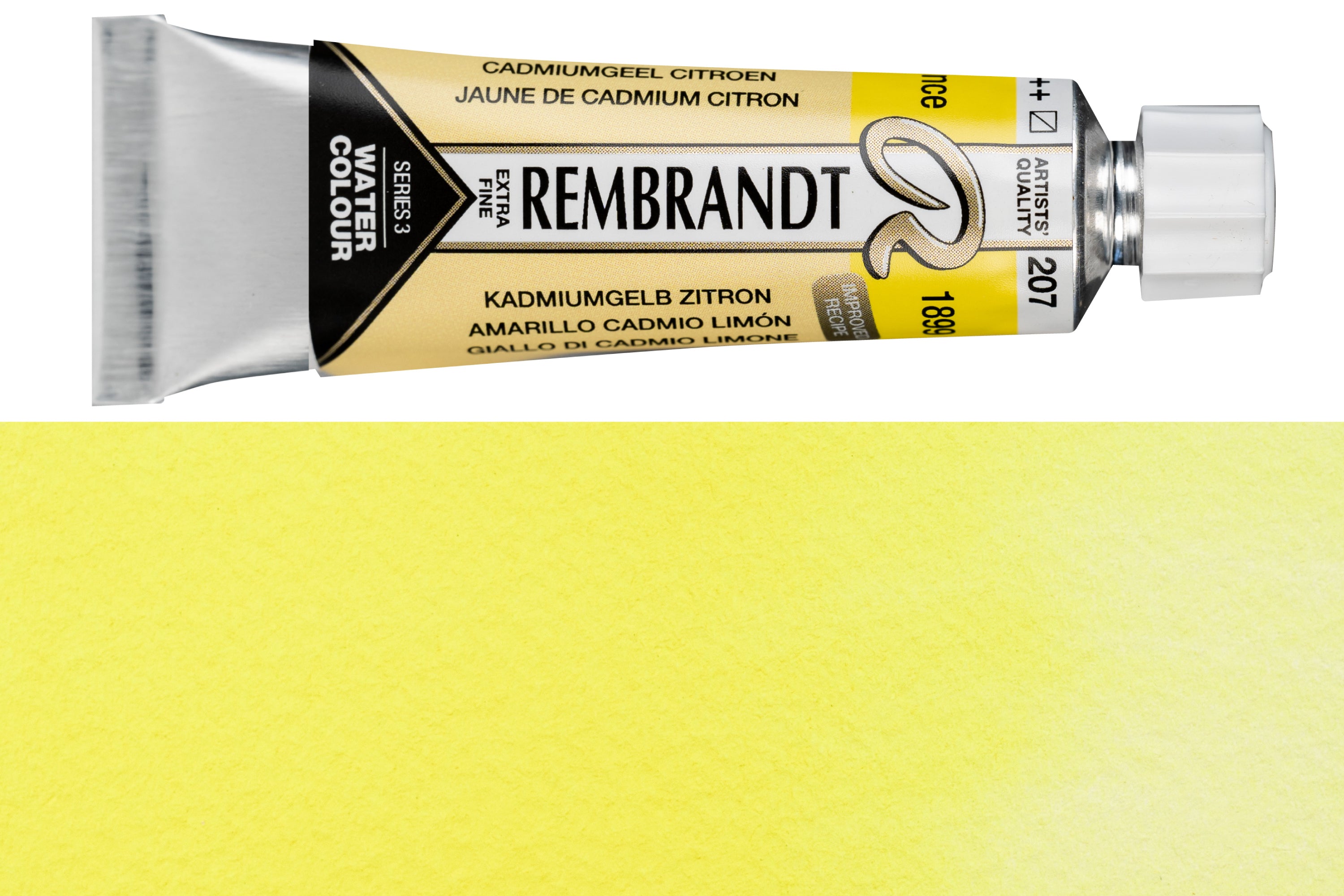 Rembrandt Watercolor, 10 mL, #207 Cadmium Yellow Lemon