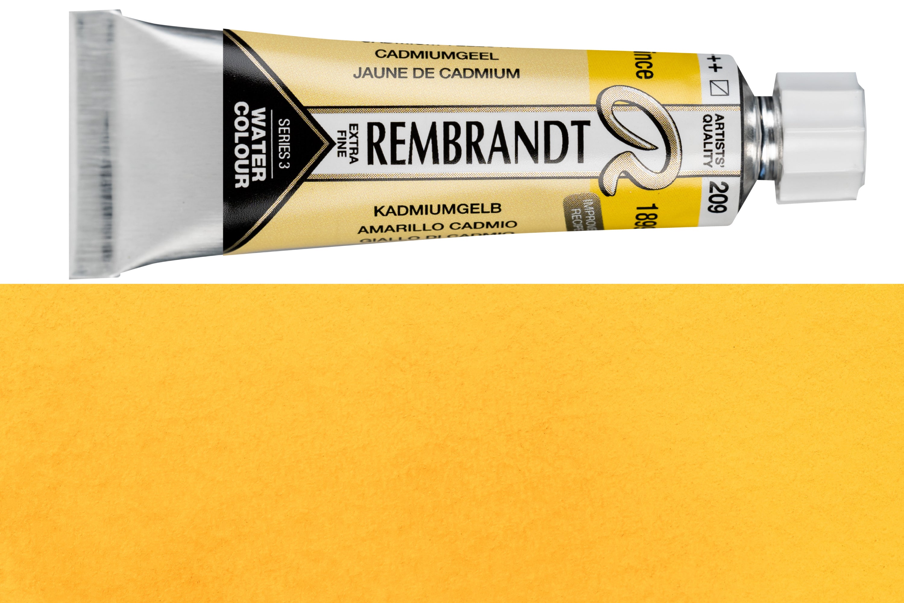 Rembrandt Watercolor, 10 mL, #209 Cadmium Yellow
