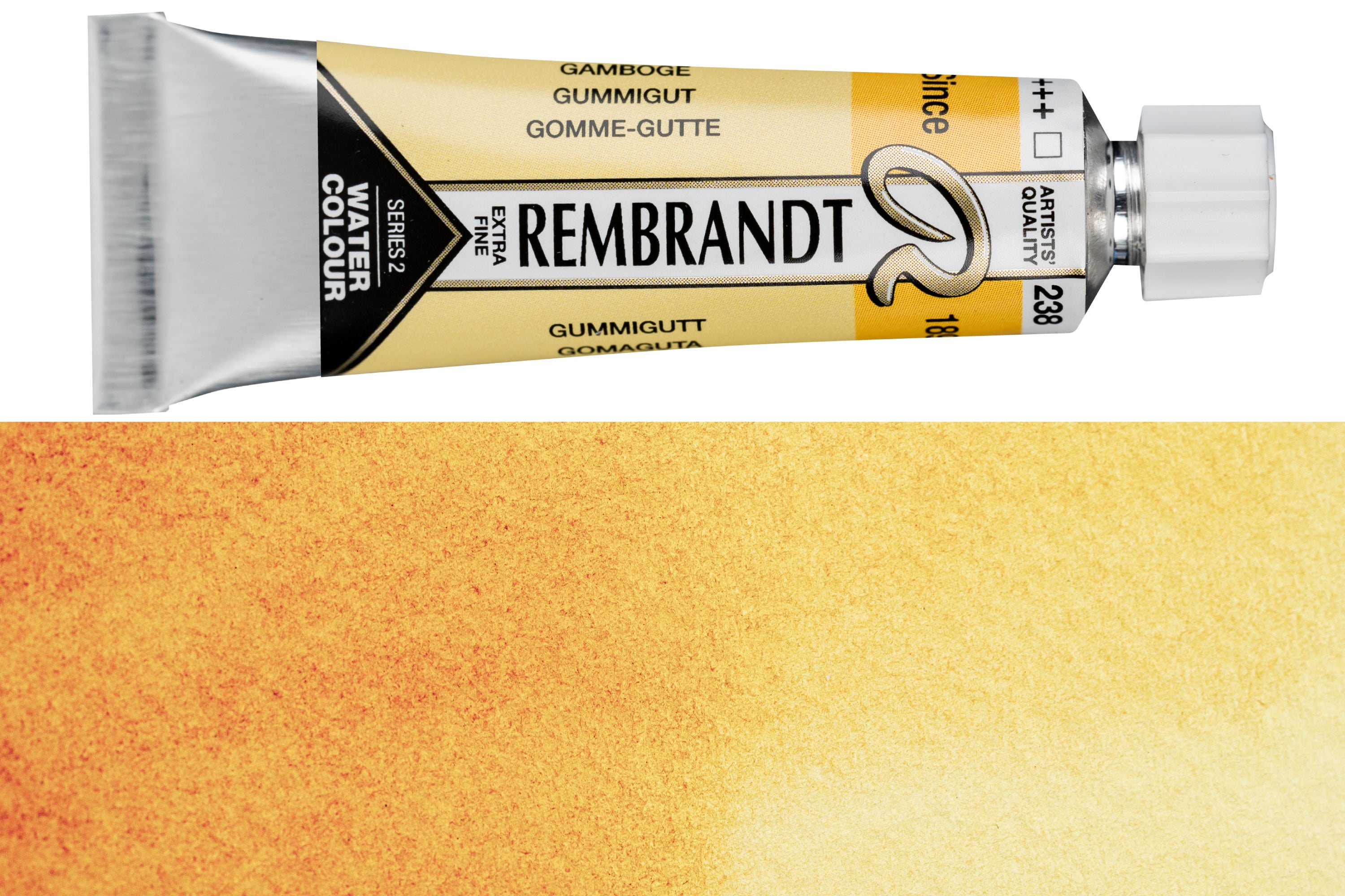 Rembrandt Watercolor, 10 mL, #238 Gamboge