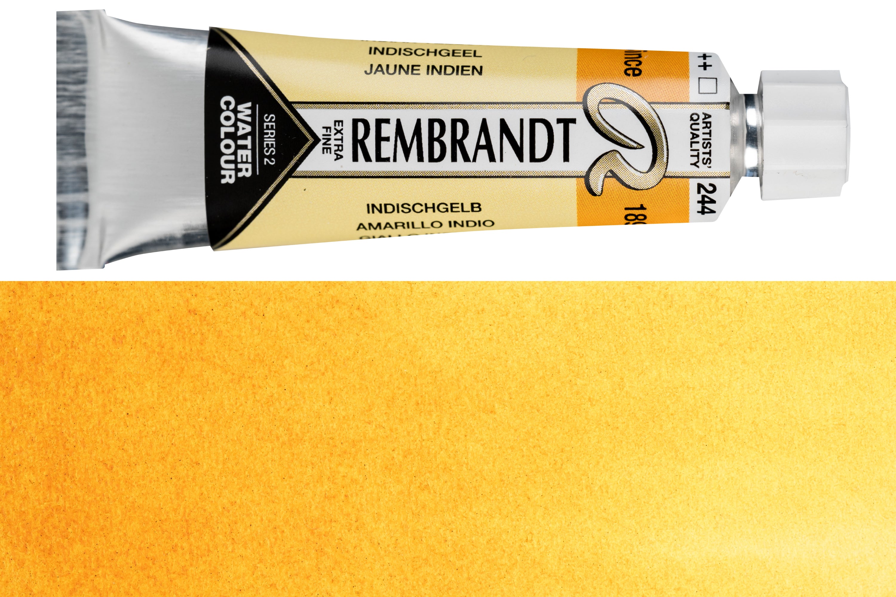 Rembrandt Watercolor, 10 mL, #244 Indian Yellow