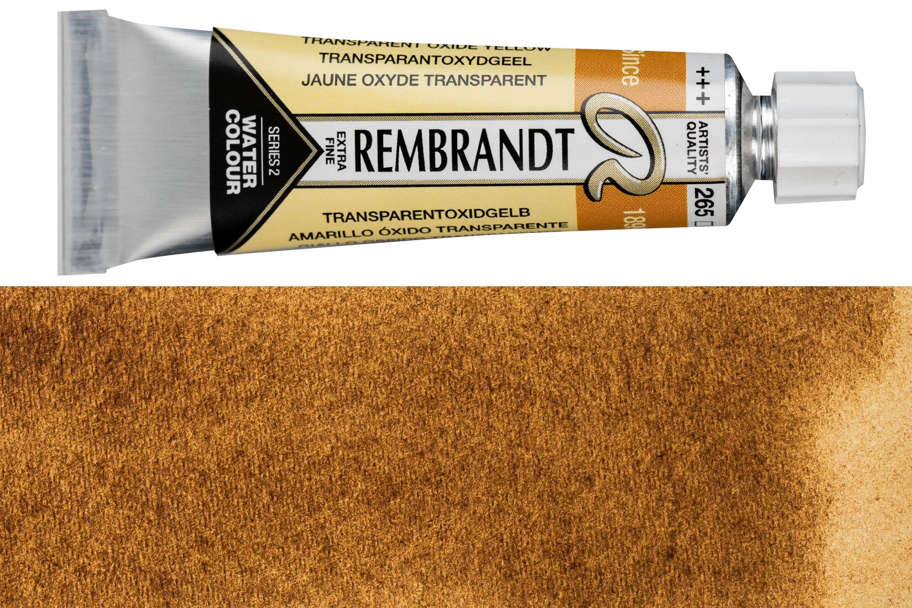 Rembrandt Watercolor, 10 mL, #265 Transparent Oxide Yellow