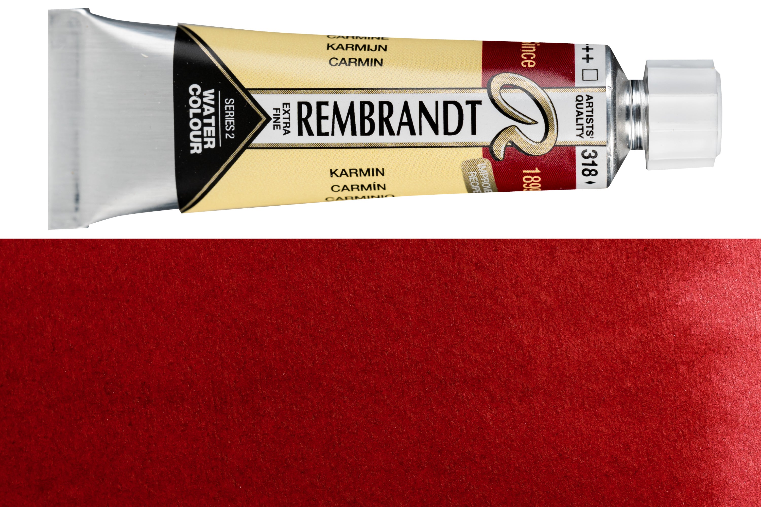 Rembrandt Watercolor, 10 mL, #318 Carmine