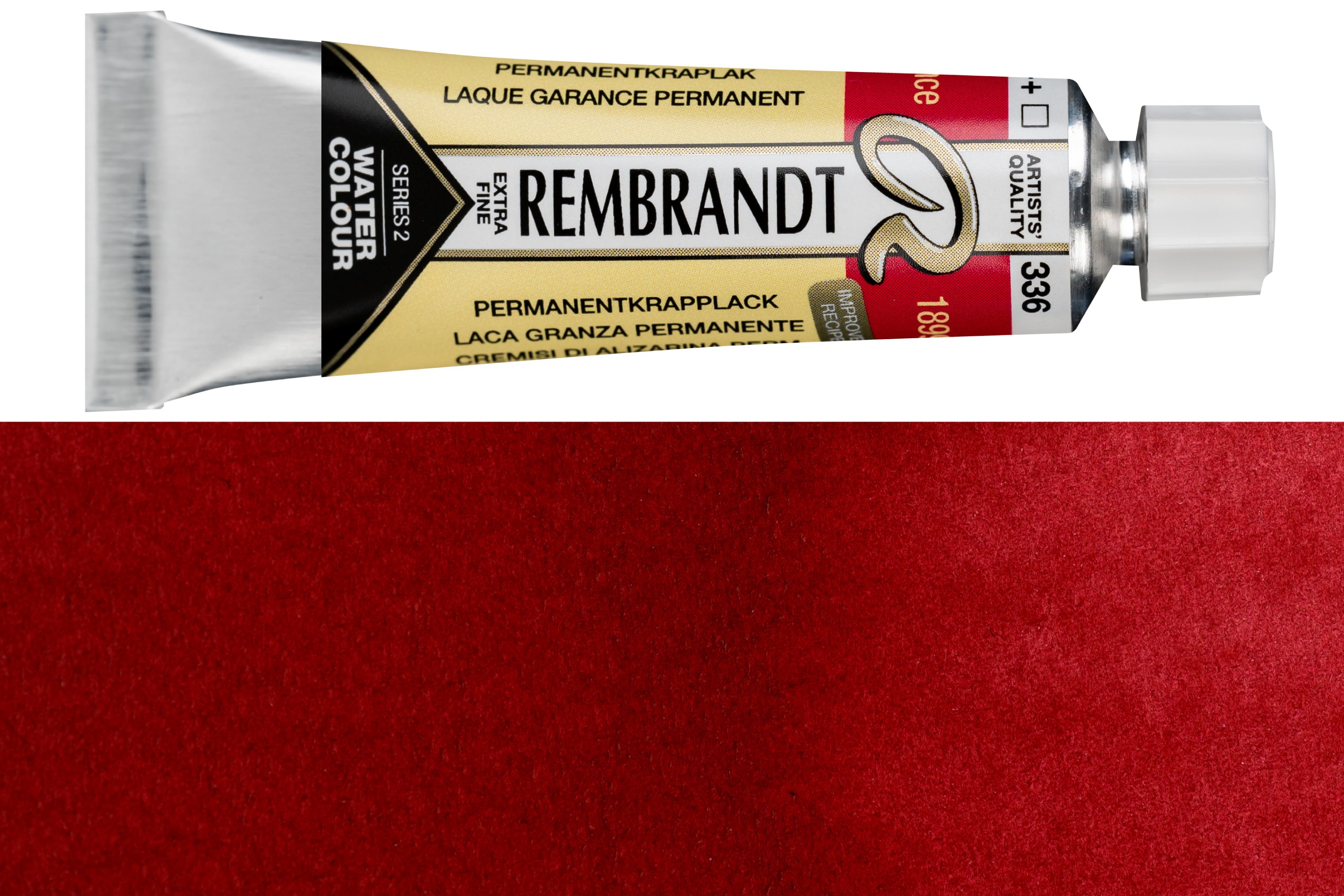 Rembrandt Watercolor, 10 mL, #336 Permanent Madder Lake