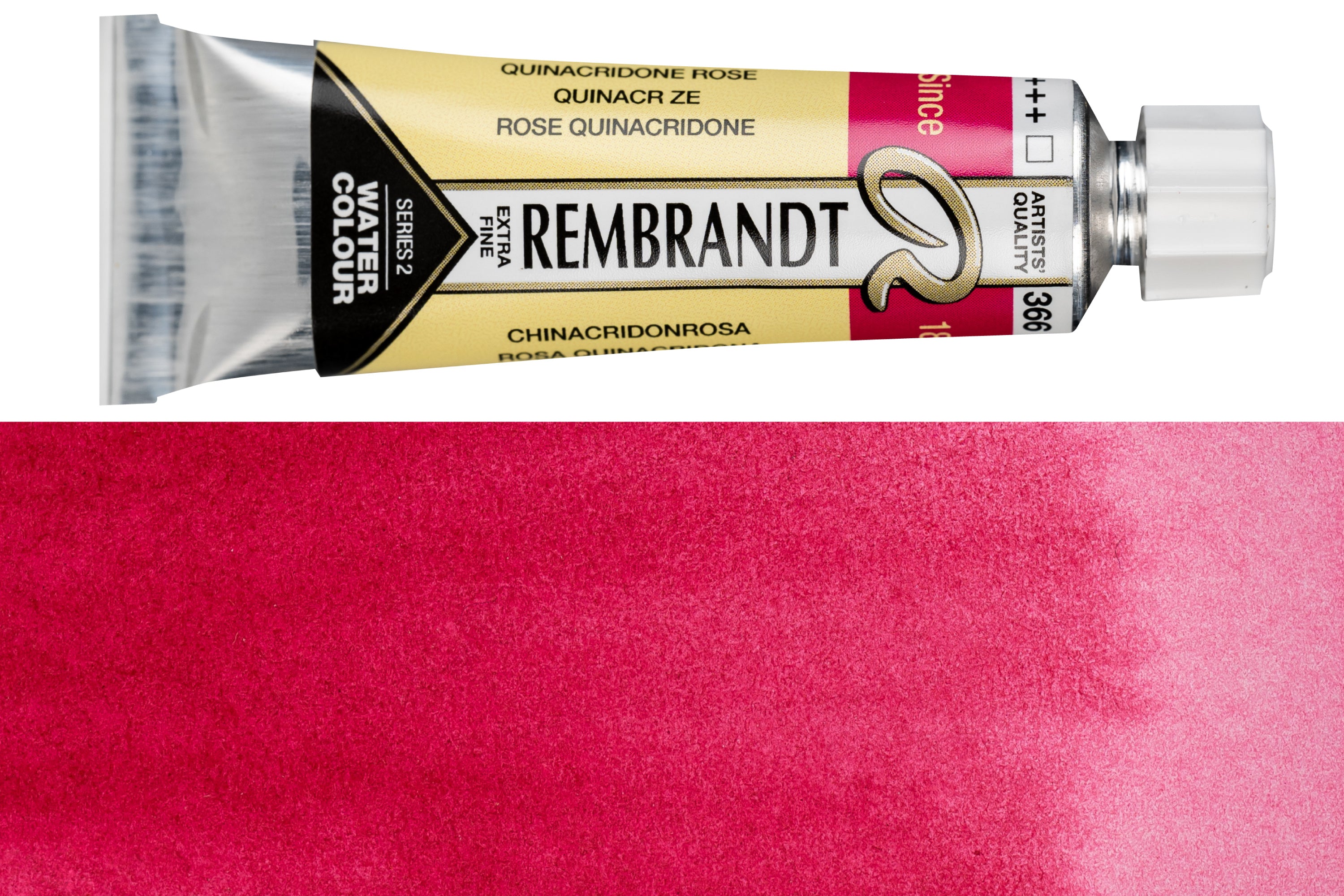Rembrandt Watercolor, 10 mL, #366 Quinacridone Rose – St. Louis